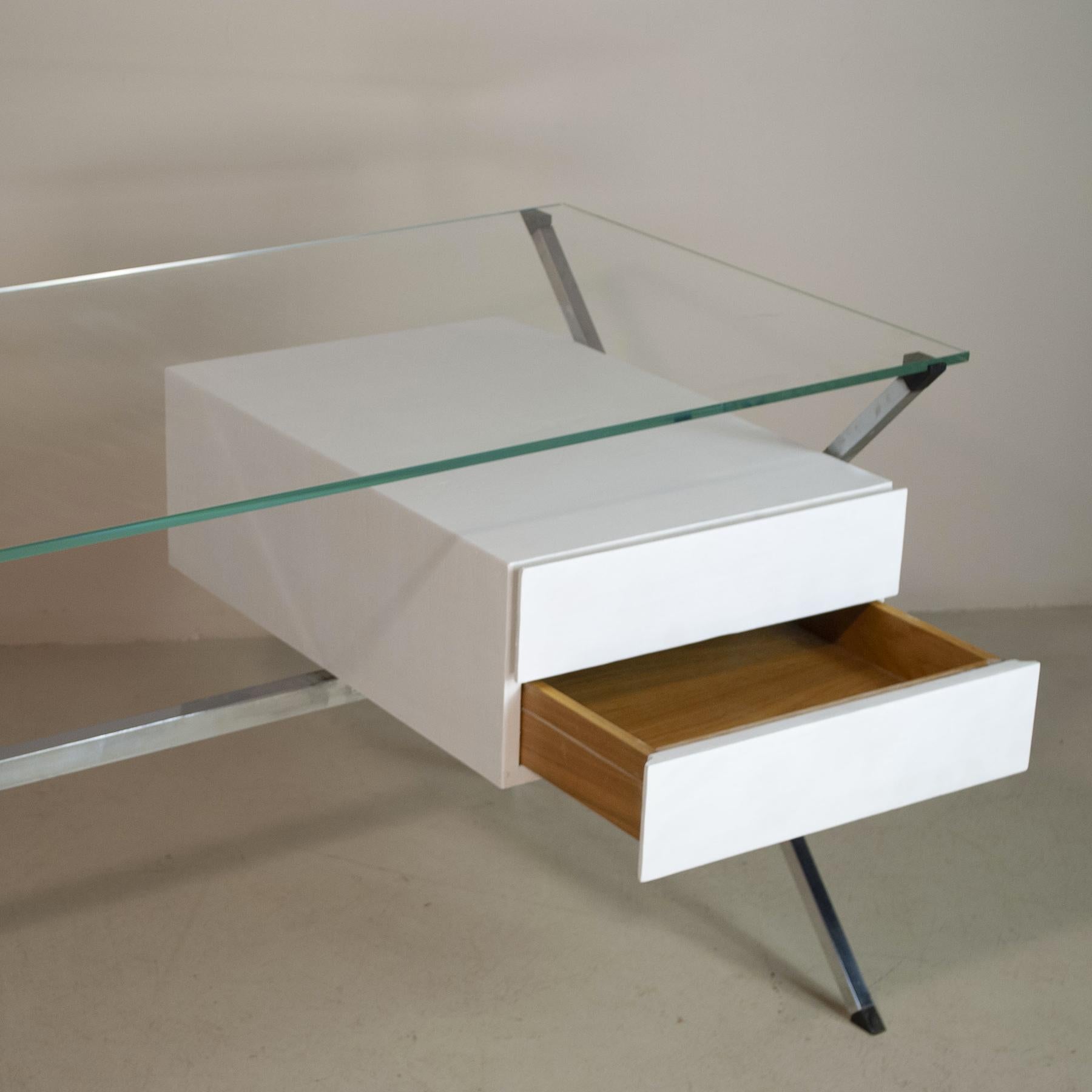 Franco Albini Italian Midcentury Desk for Knoll 70's For Sale 3