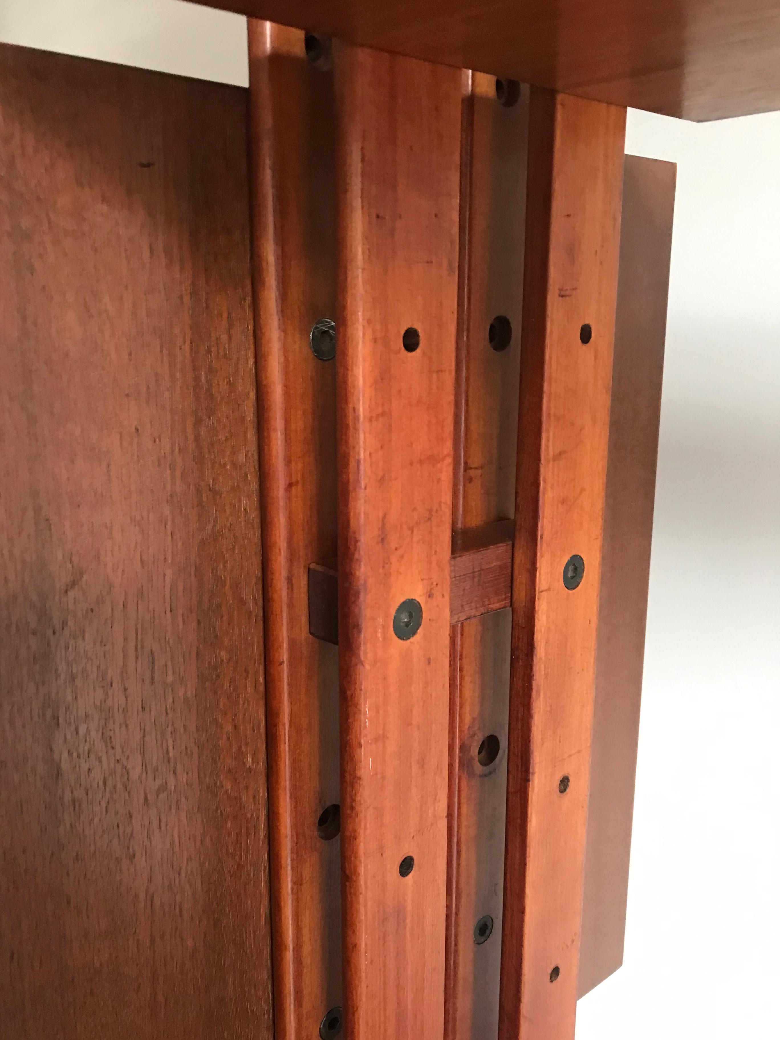 Franco Albini Italian Midcentury Wood Bookcase LB7 for Poggi, 1950s 12