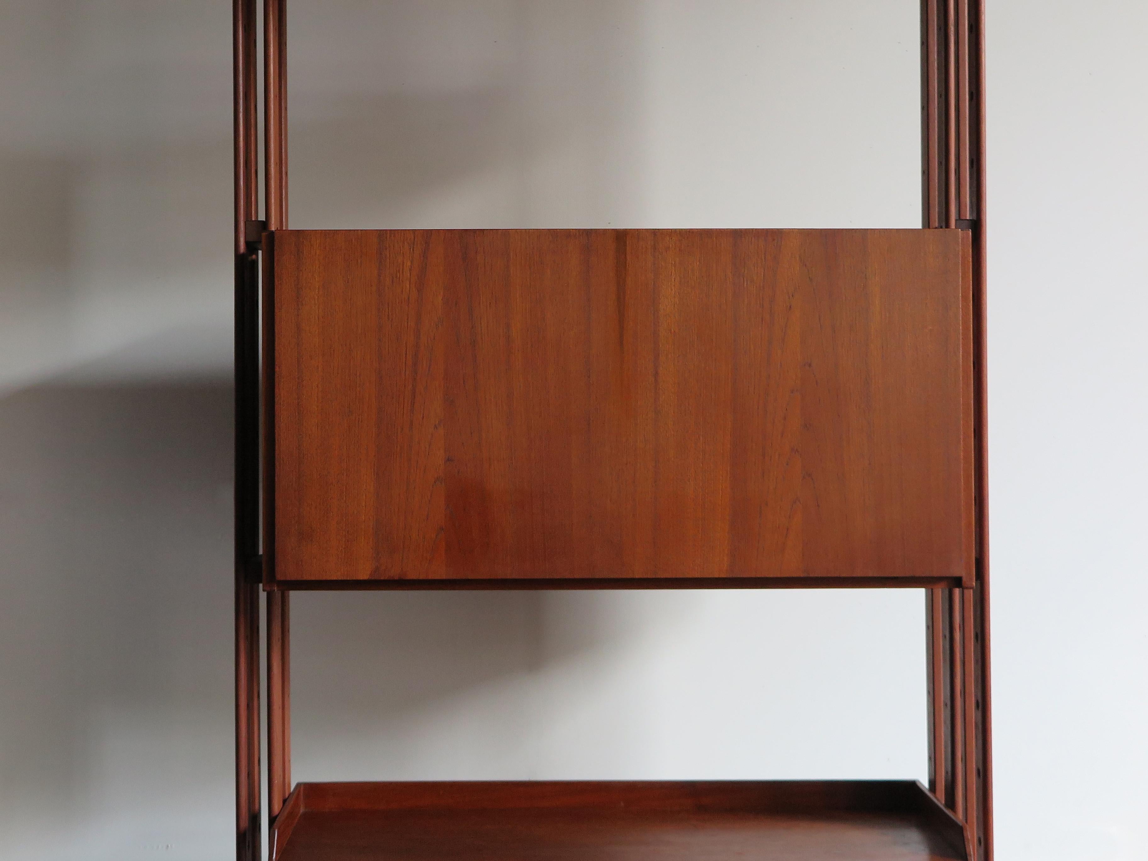 Veneer Franco Albini Italian Midcentury Wood Bookcase LB7 for Poggi, 1950s