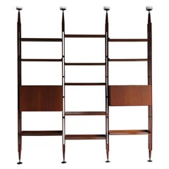 Franco Albini Italian Midcentury Wood Bookcase LB7 for Poggi, 1950s