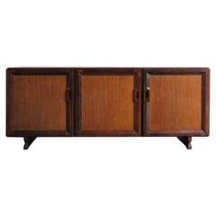 Franco Albini Italian Rosewood Sideboard MB15 for Poggi, 1950s