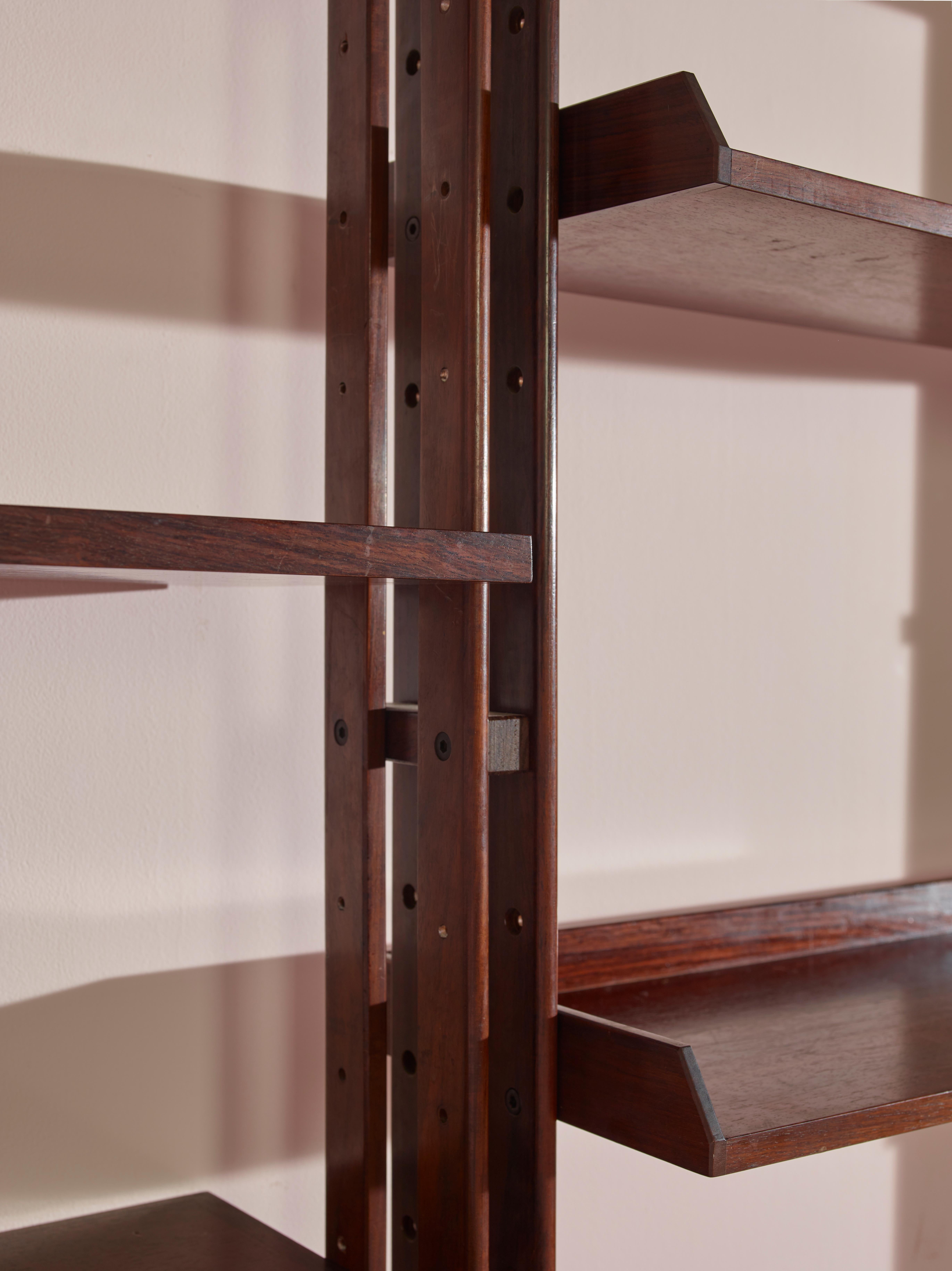 Alluminio Libreria Franco Albini LB7 per Poggi Pavia, Italia, anni '50