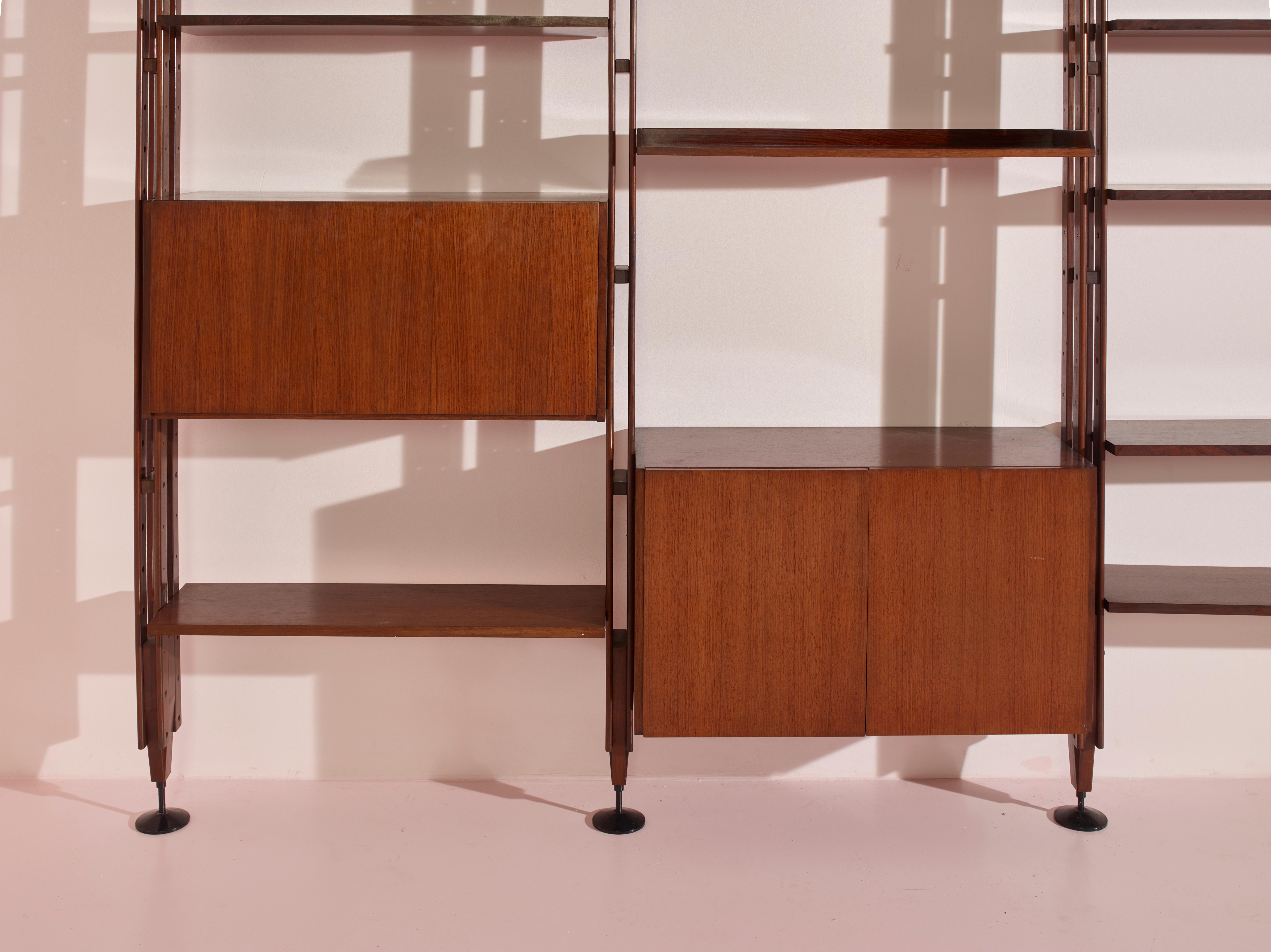 Italiano Libreria Franco Albini LB7 per Poggi Pavia, Italia, anni '50