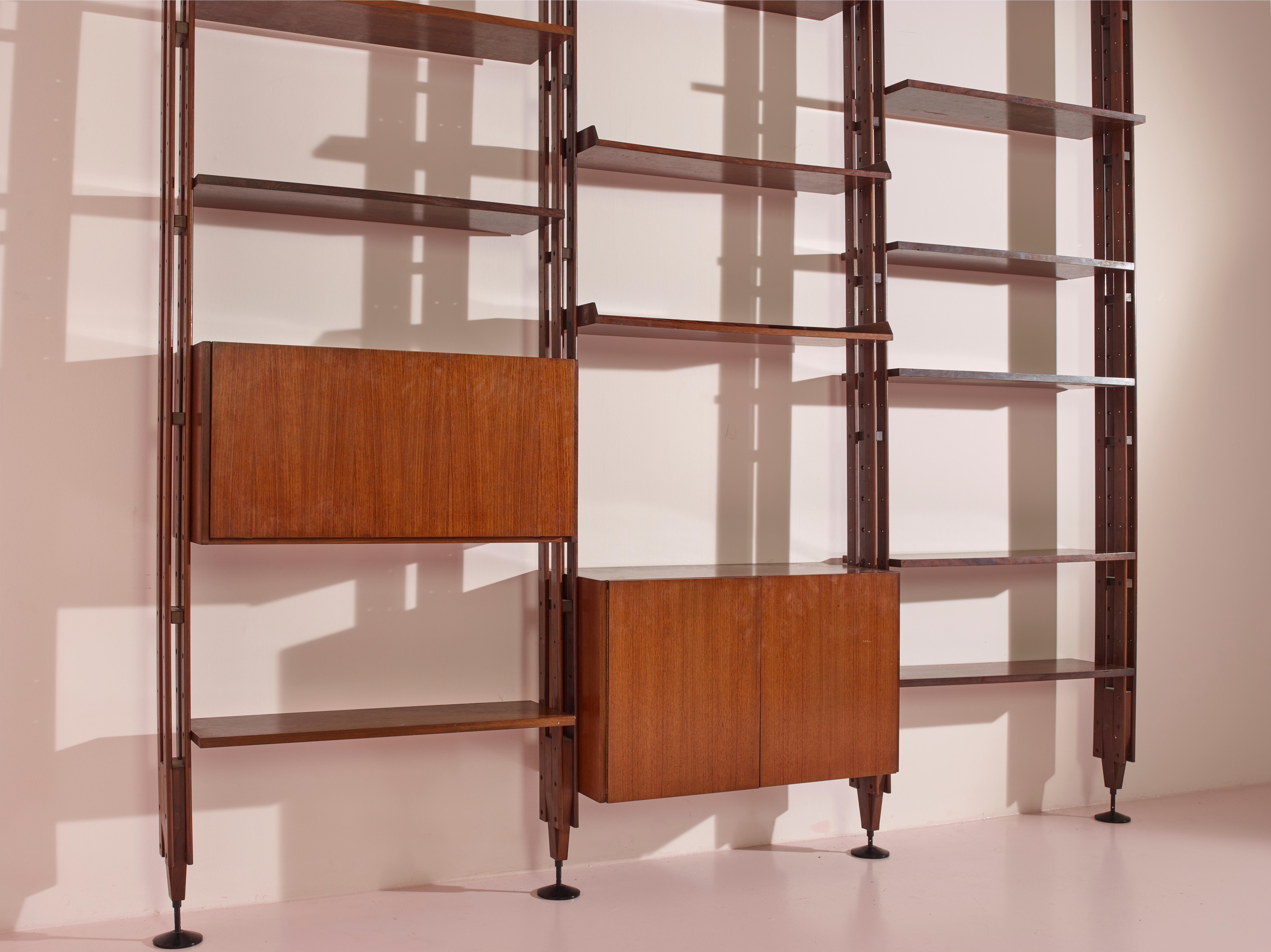 Libreria Franco Albini LB7 per Poggi Pavia, Italia, anni '50 In condizioni buone a Chiavari, Liguria