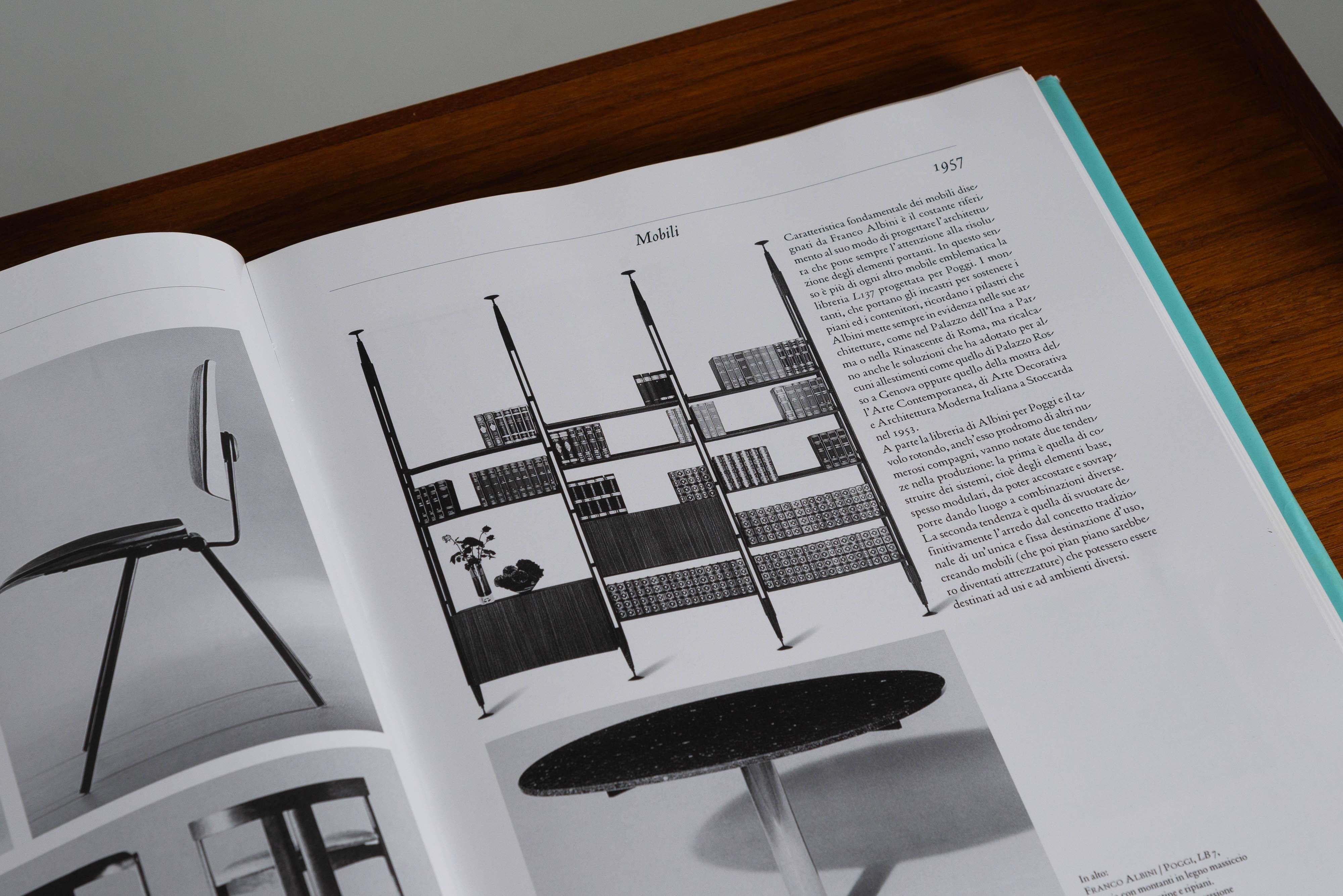 Bibliothèque infinito Franco Albini LB7 Poggi Italie 1957 10