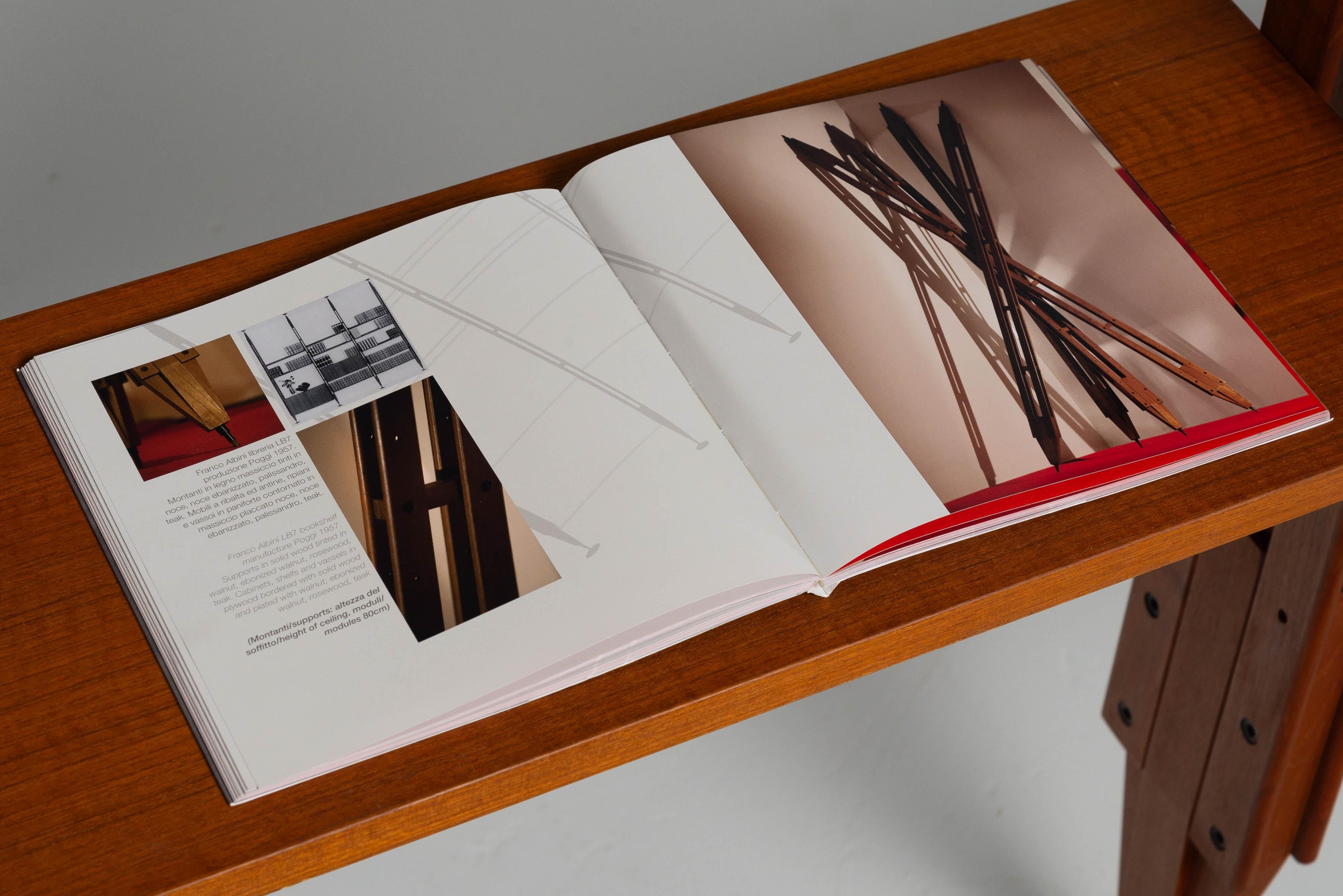 Bibliothèque infinito Franco Albini LB7 Poggi Italie 1957 12