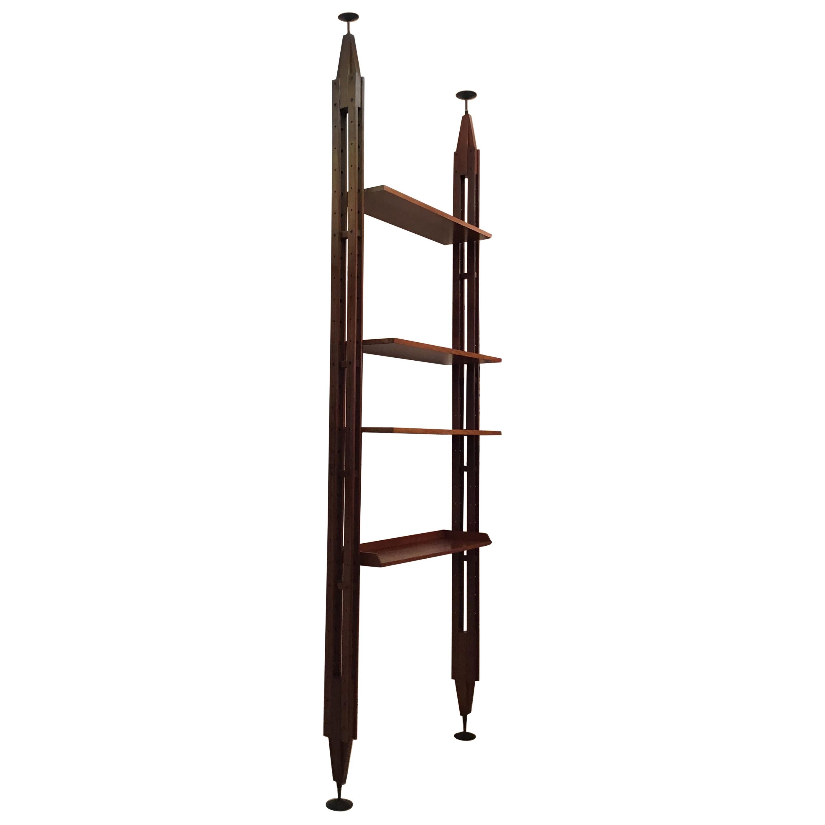 Franco Albini Library “Poggi” Wood Metal Iron, 1955, Italy