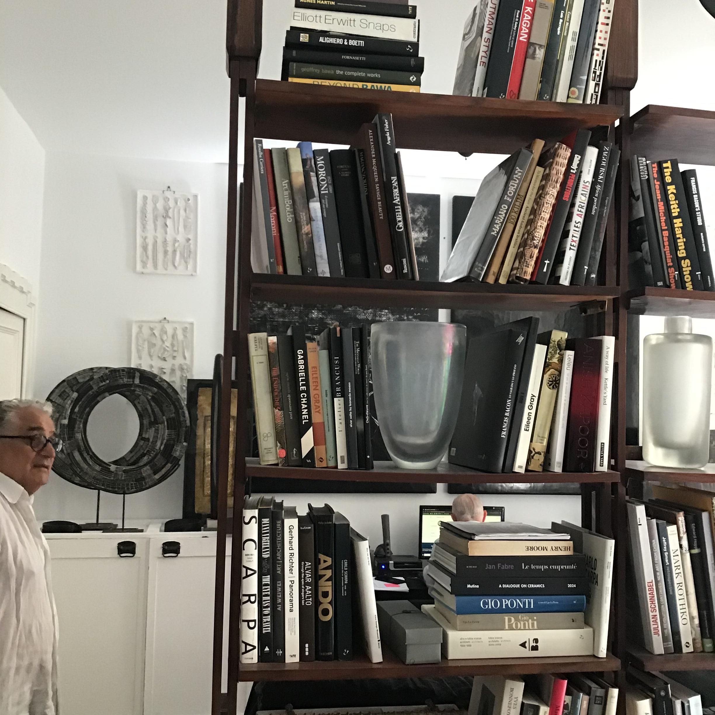 ECCEZIONALE #LIBRERIA IN OTTONE BRONZATO E LEGNO DEL 1960 IM buono Stato.....PROVENIENTE da una villa Milanese 