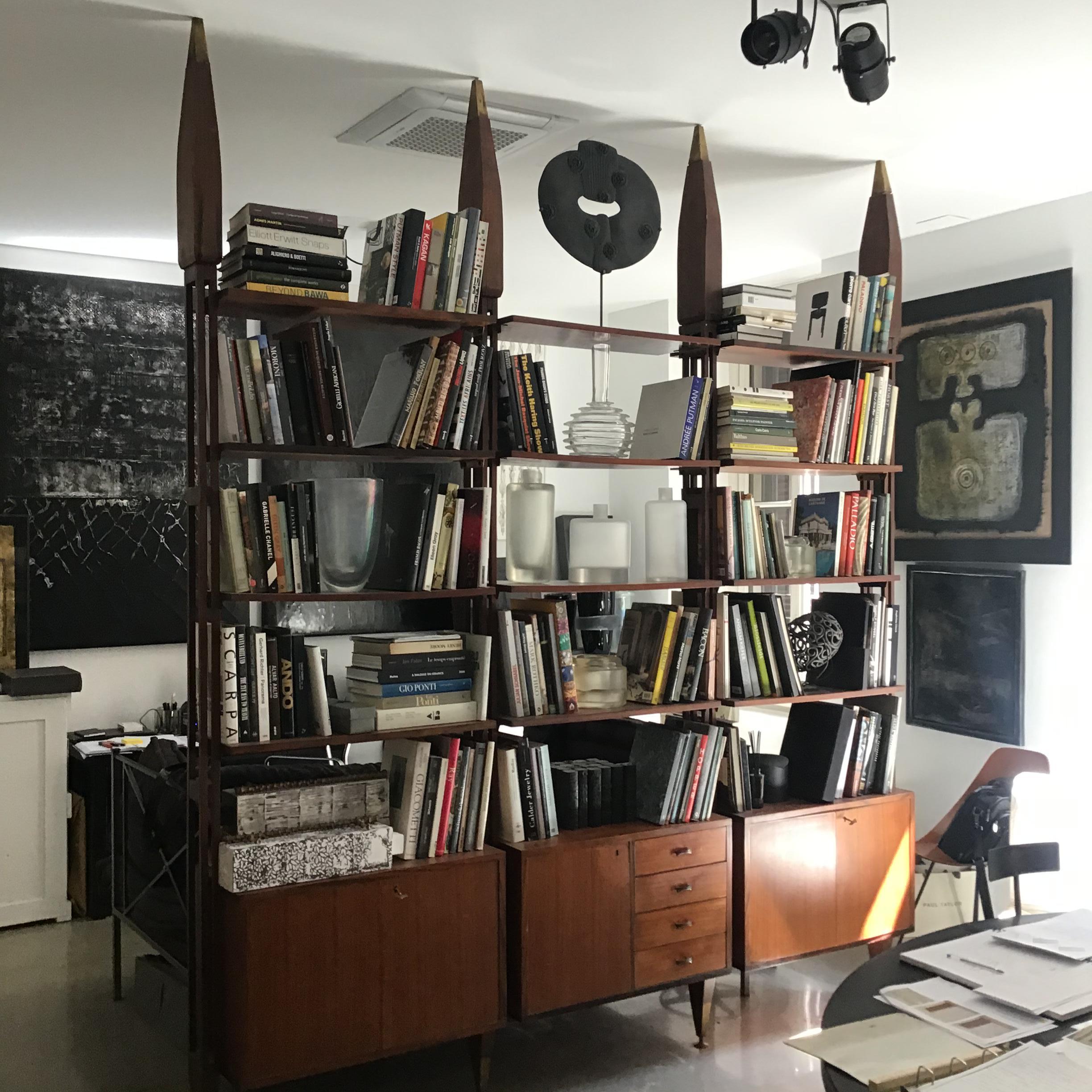 Franco Albini Libreria Legno Ottone/Bronzo 1960 Italia en venta 1
