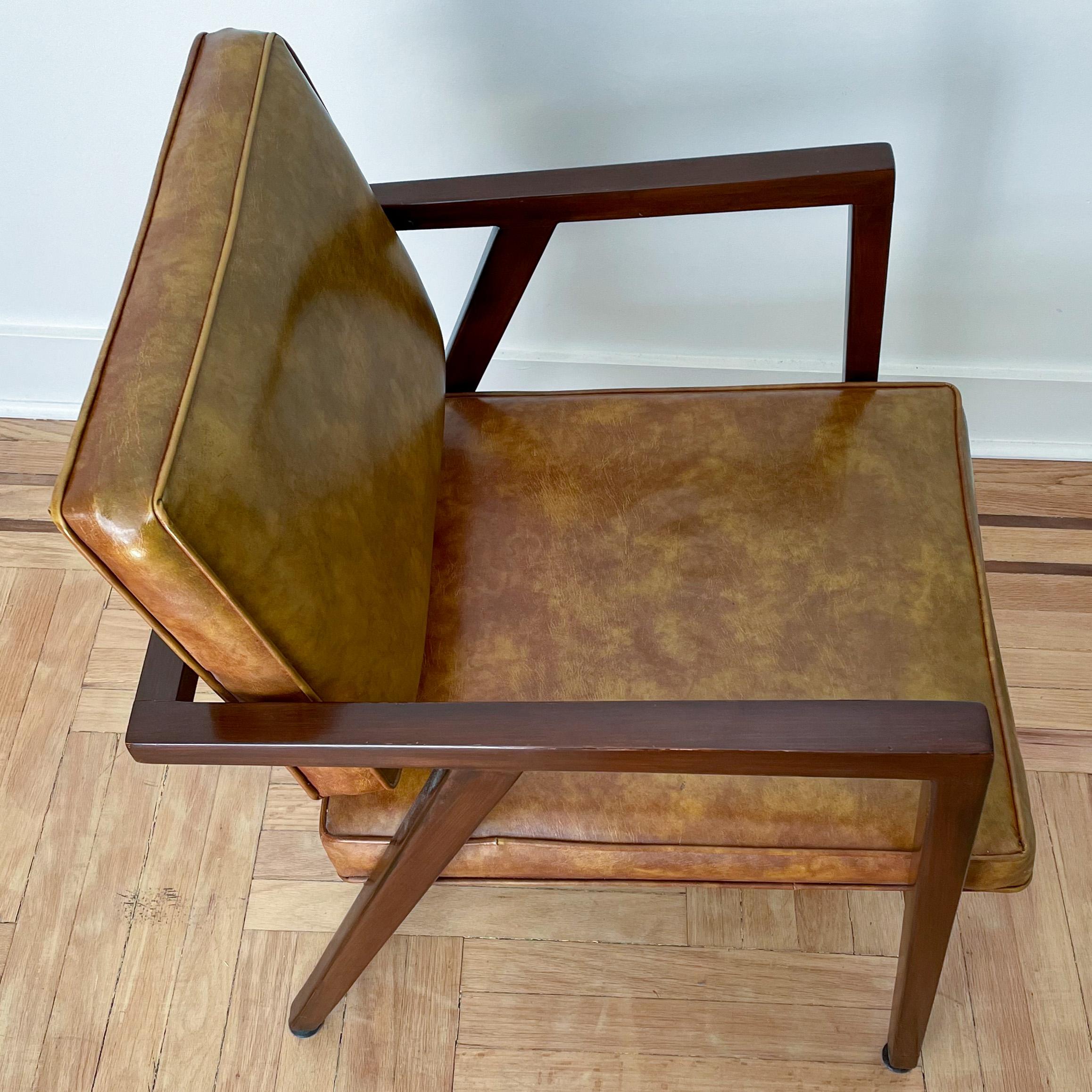 Mid-20th Century Franco Albini Lounge Chair for Knoll, Model 49 For Sale