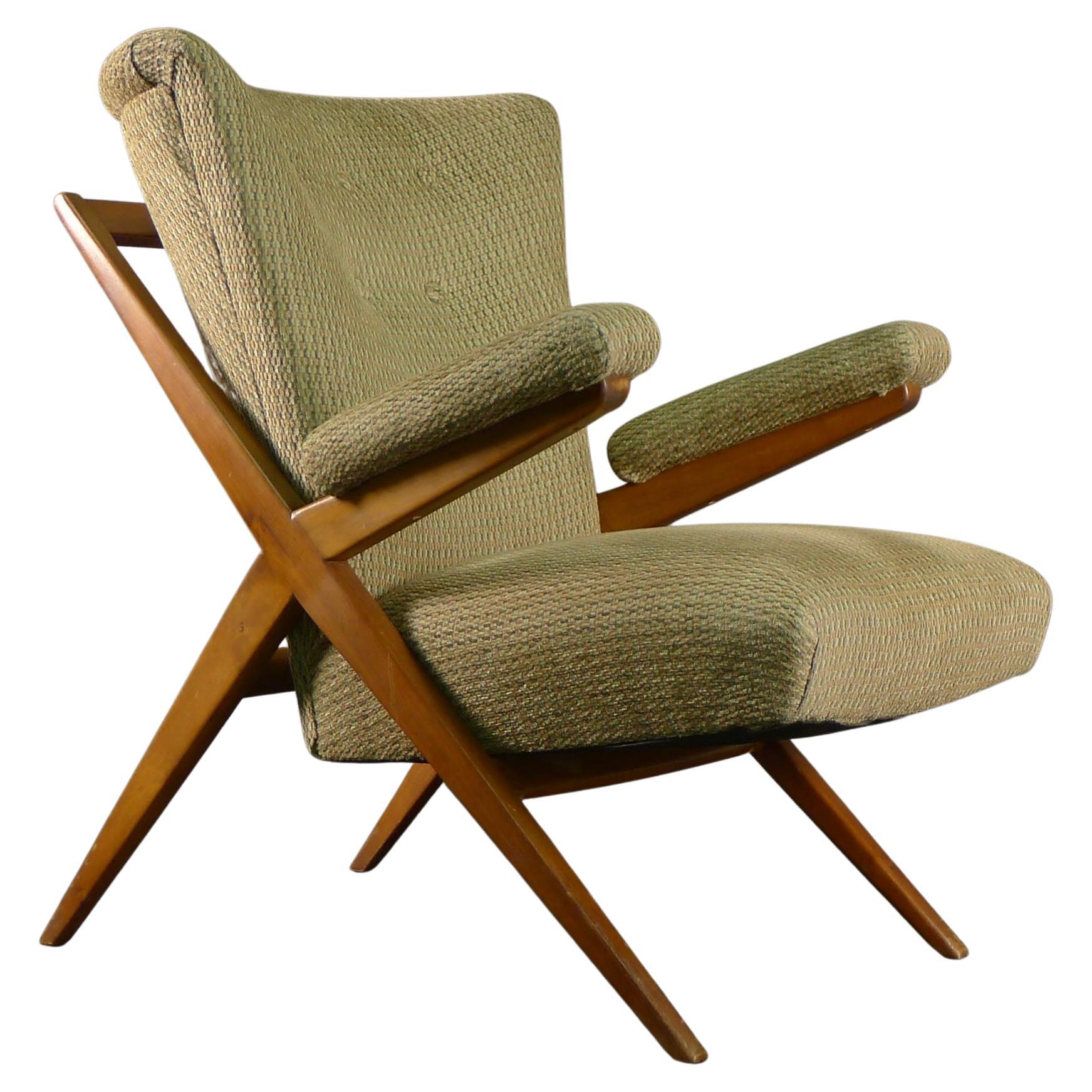Franco Albini, fauteuil de salon modèle CA832, par Cassina
