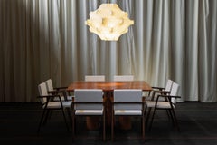 Franco Albini Luisa arm chairs Poggi Italy 1955