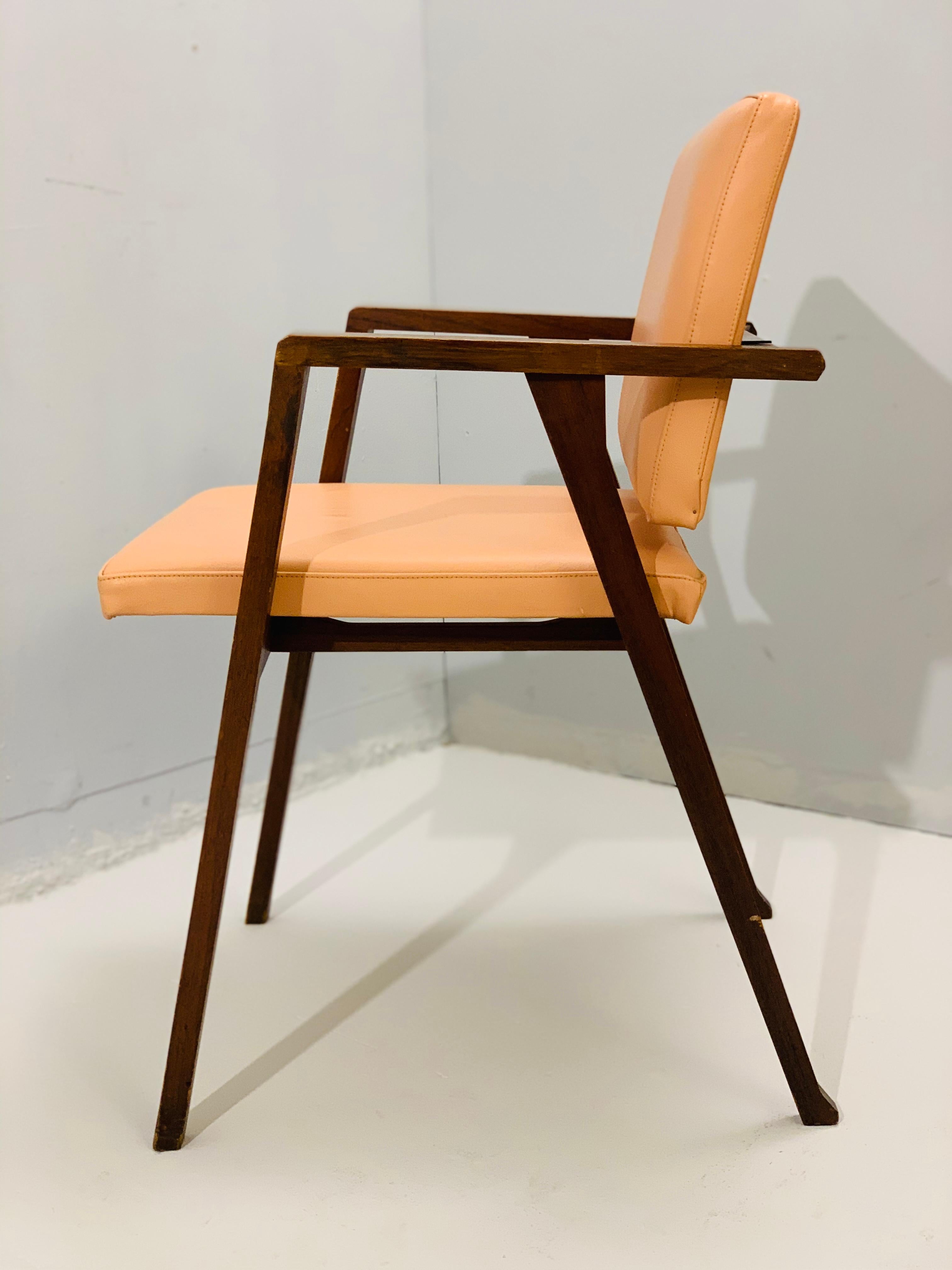 Italian Mid-Century Modern Franco Albini 'Luisa' Chairs, Circa 1955