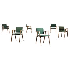Franco Albini Luisa Dining Chairs for Poggi, set of 6, Italy, 1950's