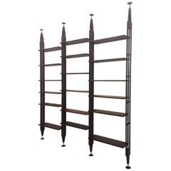 Bibliothèque en bois de rose de style mi-siècle moderne Franco Albini LB7 pour Poggi, 1950