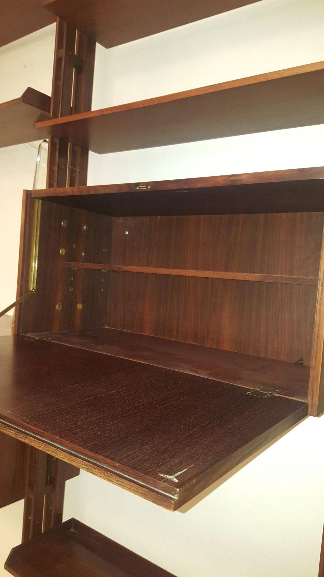 Franco Albini Midcentury Bookcase  Wood LB7 Designed for Poggi in 1957,  Italia For Sale 3