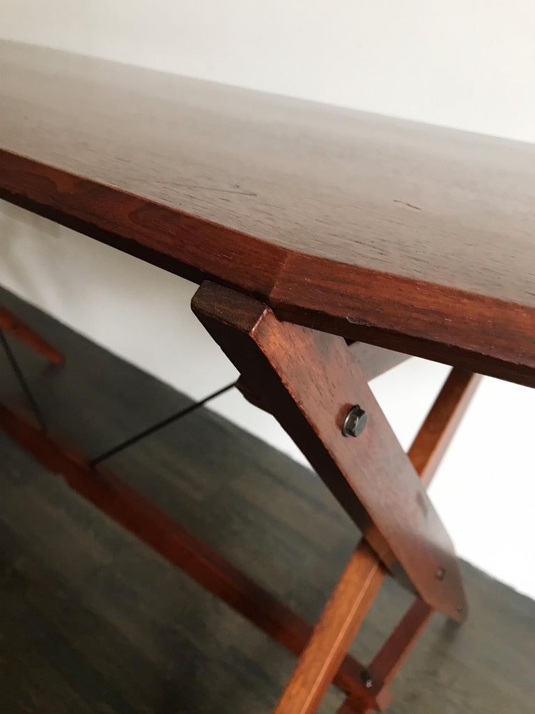 Franco Albini Midcentury Italian Wood ‘TL2’ Model Treste Table for Poggi, 1950s 4