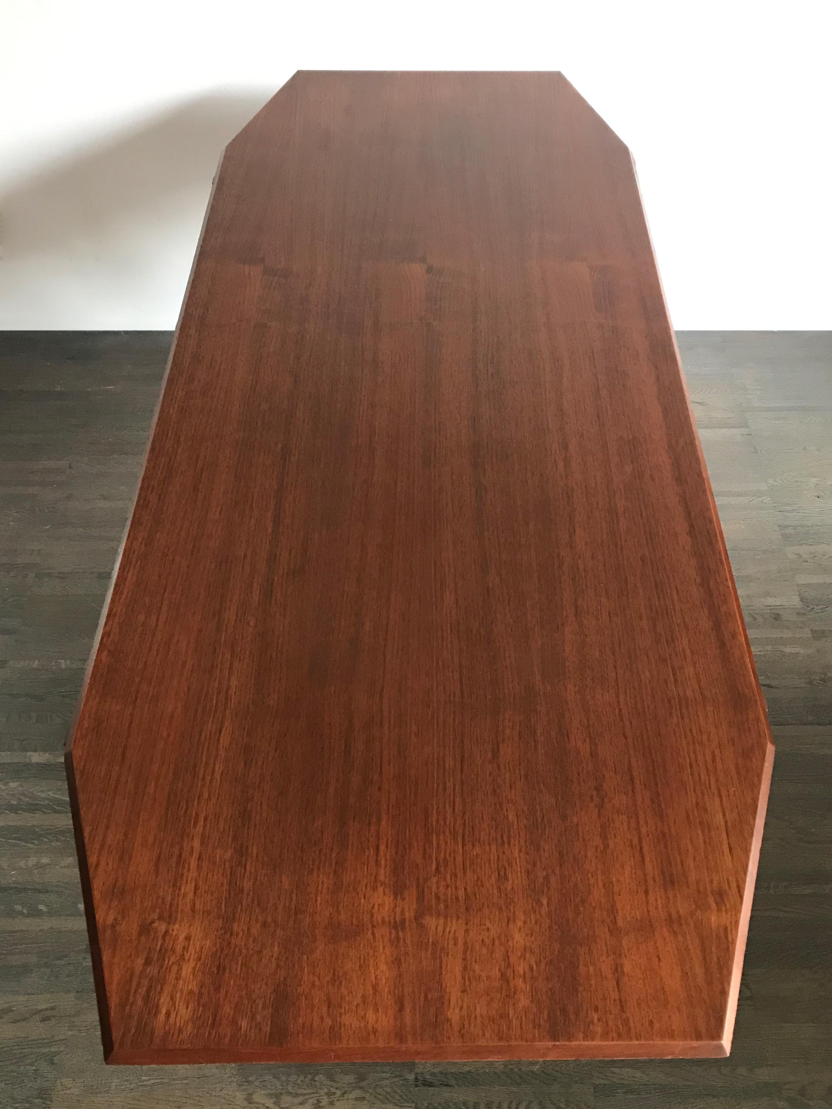 Franco Albini Midcentury Italian Wood ‘TL2’ Model Treste Table for Poggi, 1950s In Good Condition In Reggio Emilia, IT