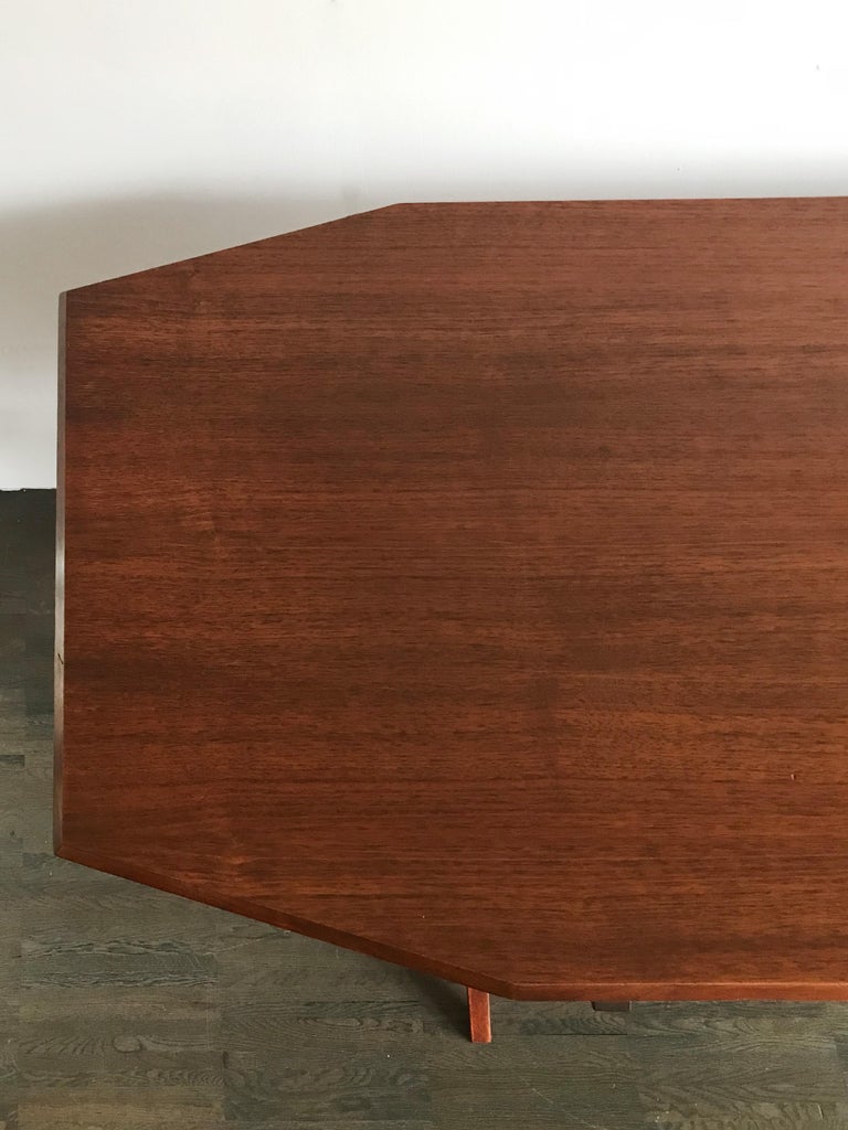 Mid-20th Century Franco Albini Midcentury Italian Wood ‘TL2’ Model Treste Table for Poggi, 1950s