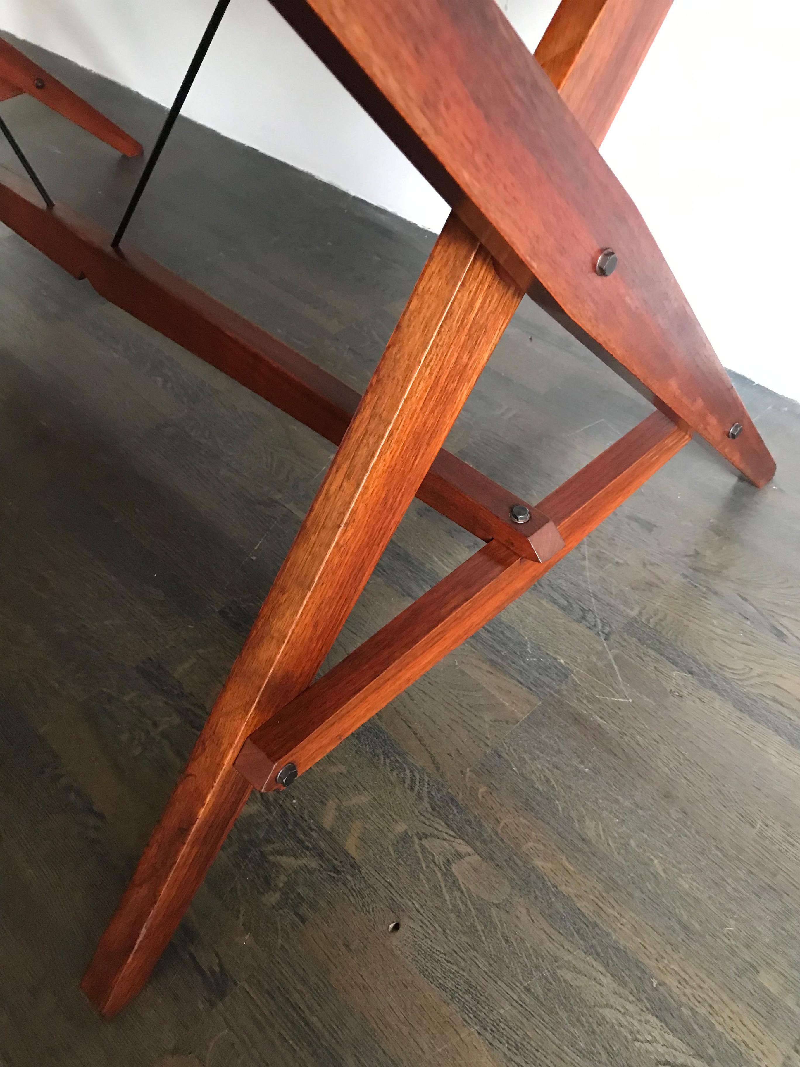 Franco Albini Midcentury Italian Wood ‘TL2’ Model Treste Table for Poggi, 1950s 2