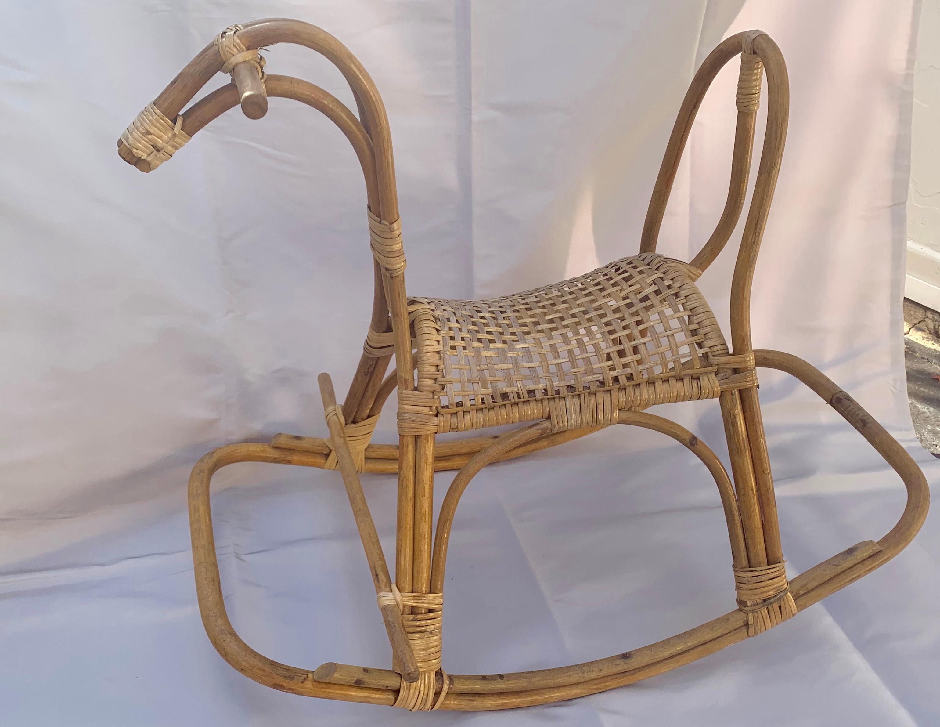 Italian Franco Albini Midcentury Rocking Horse Sculpture For Sale