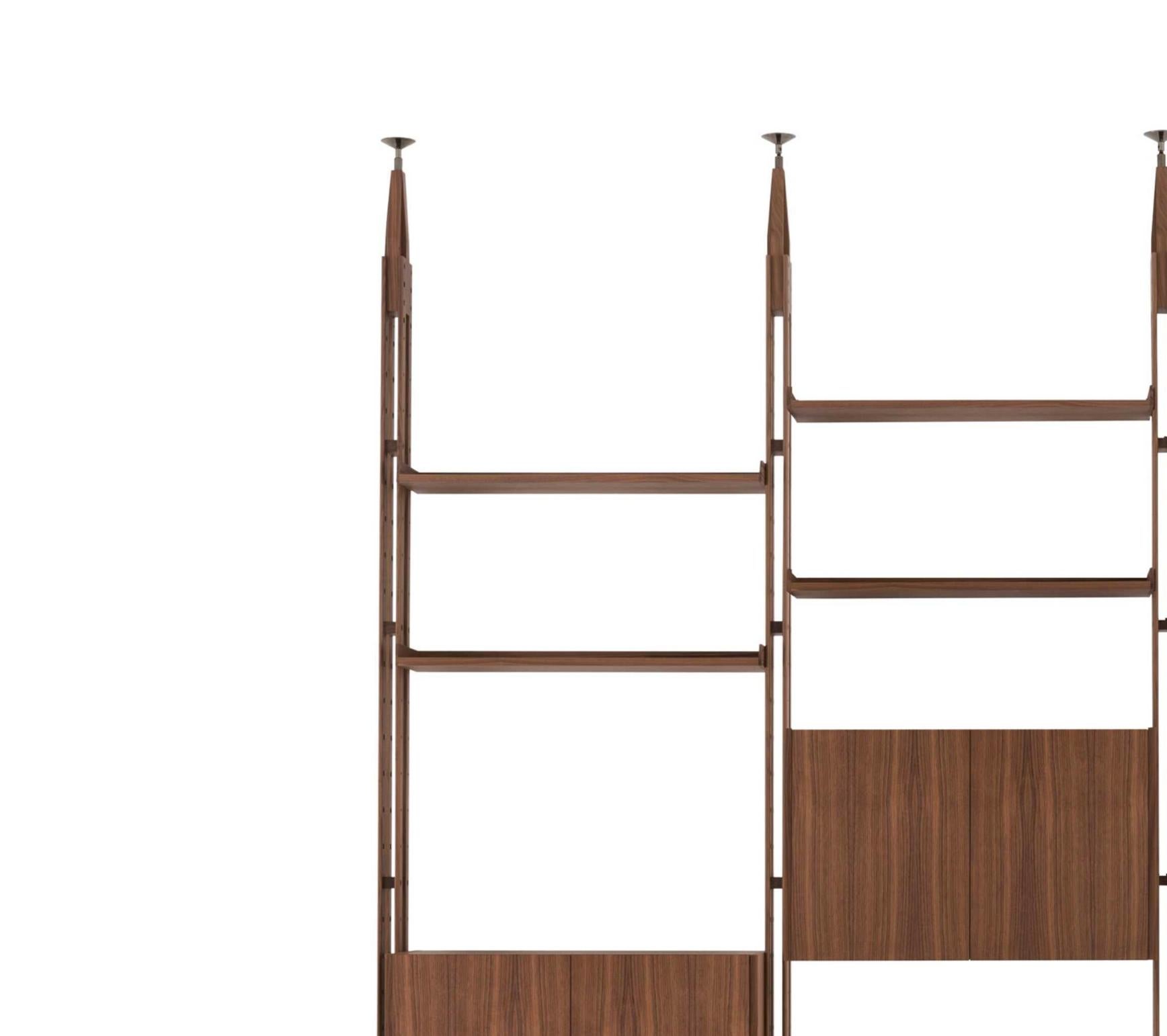 XXI secolo e contemporaneo Franco Albini Libreria Modulare Infinito, Noce Americano  Per Cassina in vendita