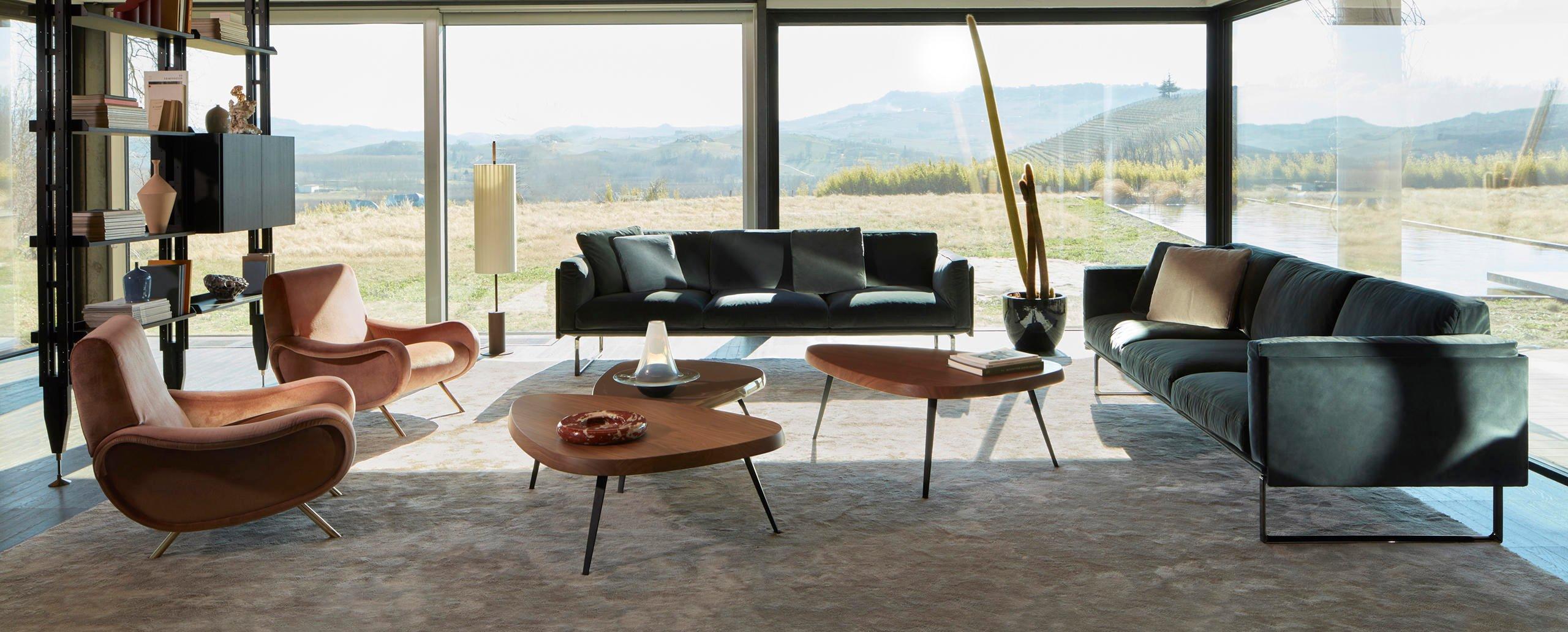 Libreria modulare Infinito di Franco Albini, legno tinto nero by Cassina in vendita 2