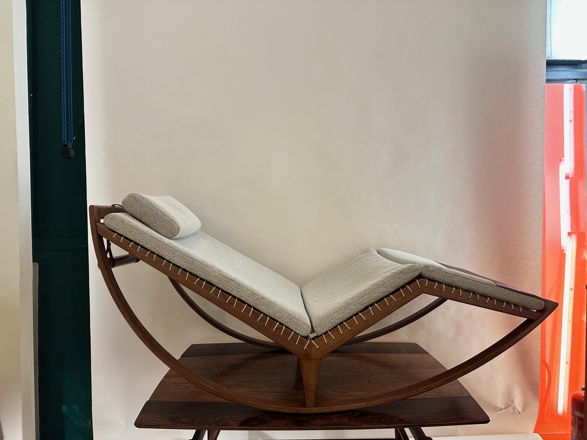 Franco Albini Original Rocking Chaise Longue Model Ps 16.Poggi, Italy, 1959 4