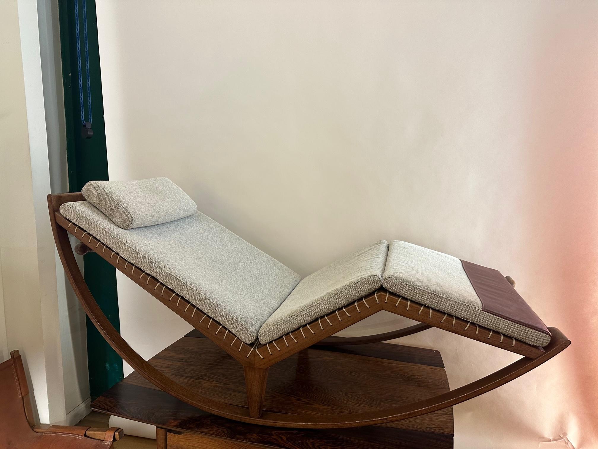 Franco Albini Original Rocking Chaise Longue Model Ps 16.Poggi, Italy, 1959 5