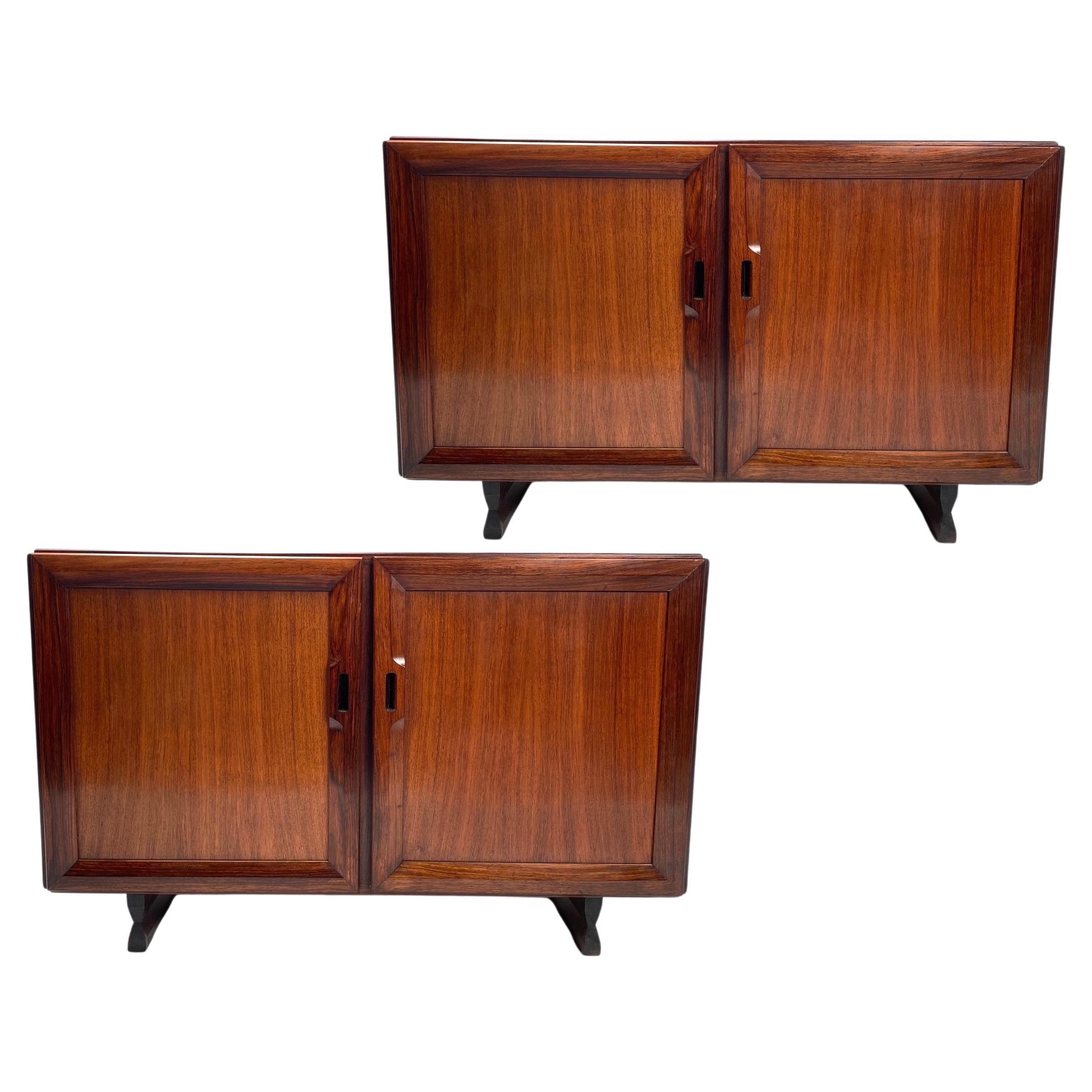Franco Albini, Paar Sideboards „MB15“ für Poggi, Italien 1957, Paar