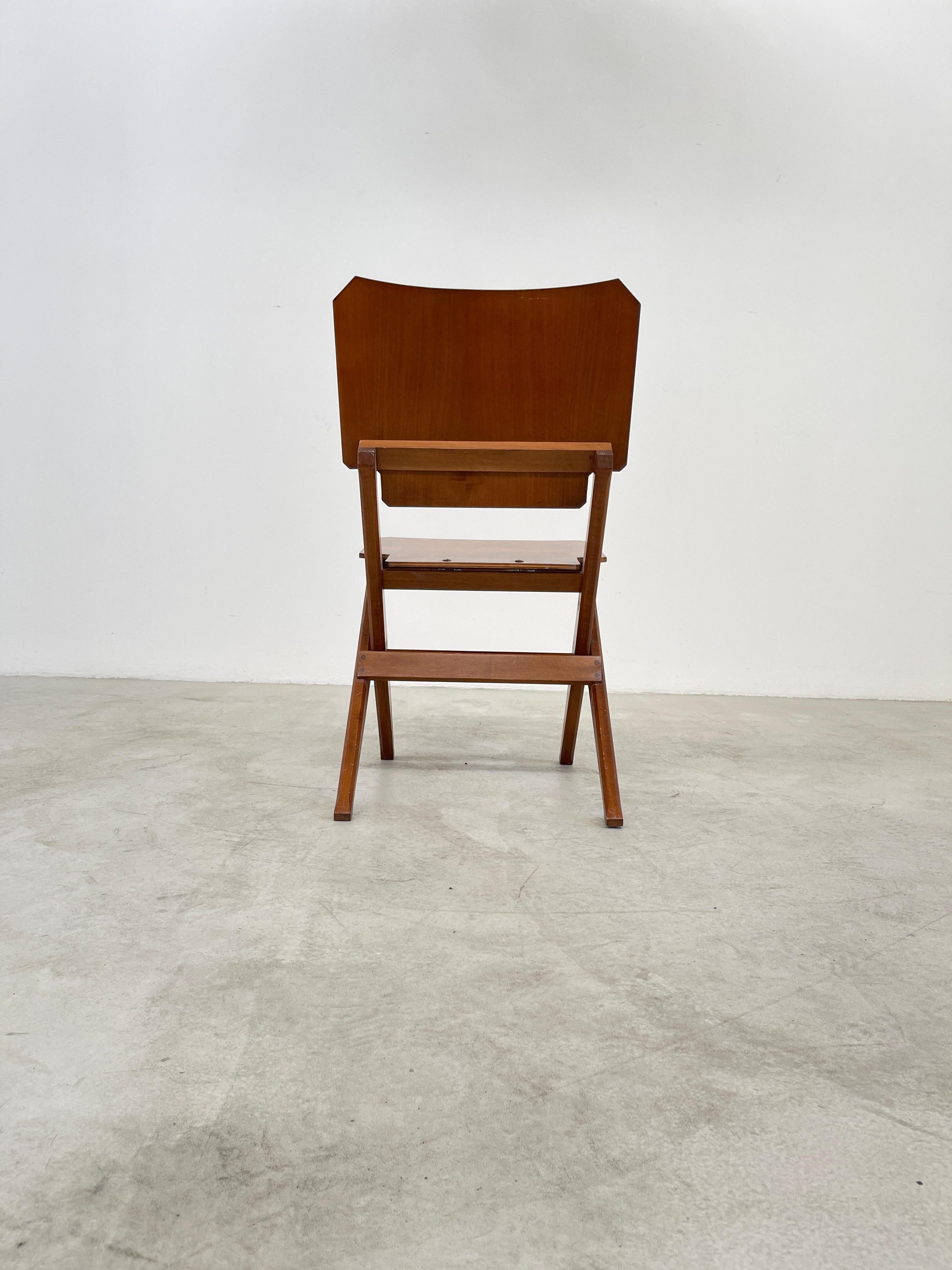 Italian FRANCO ALBINI for POGGI Folding chair For Sale