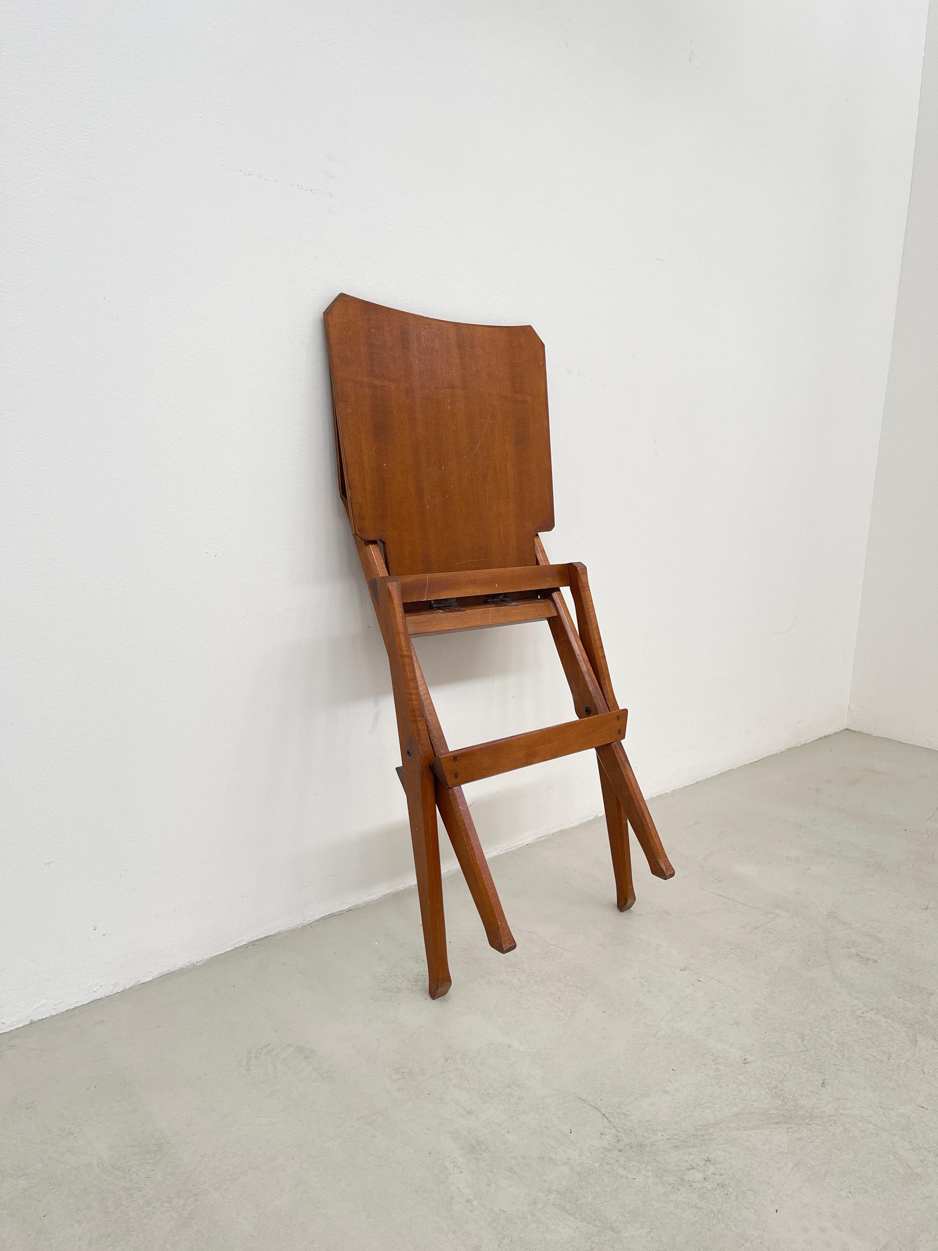 FRANCO ALBINI for POGGI Folding chair In Good Condition For Sale In Baranzate, IT