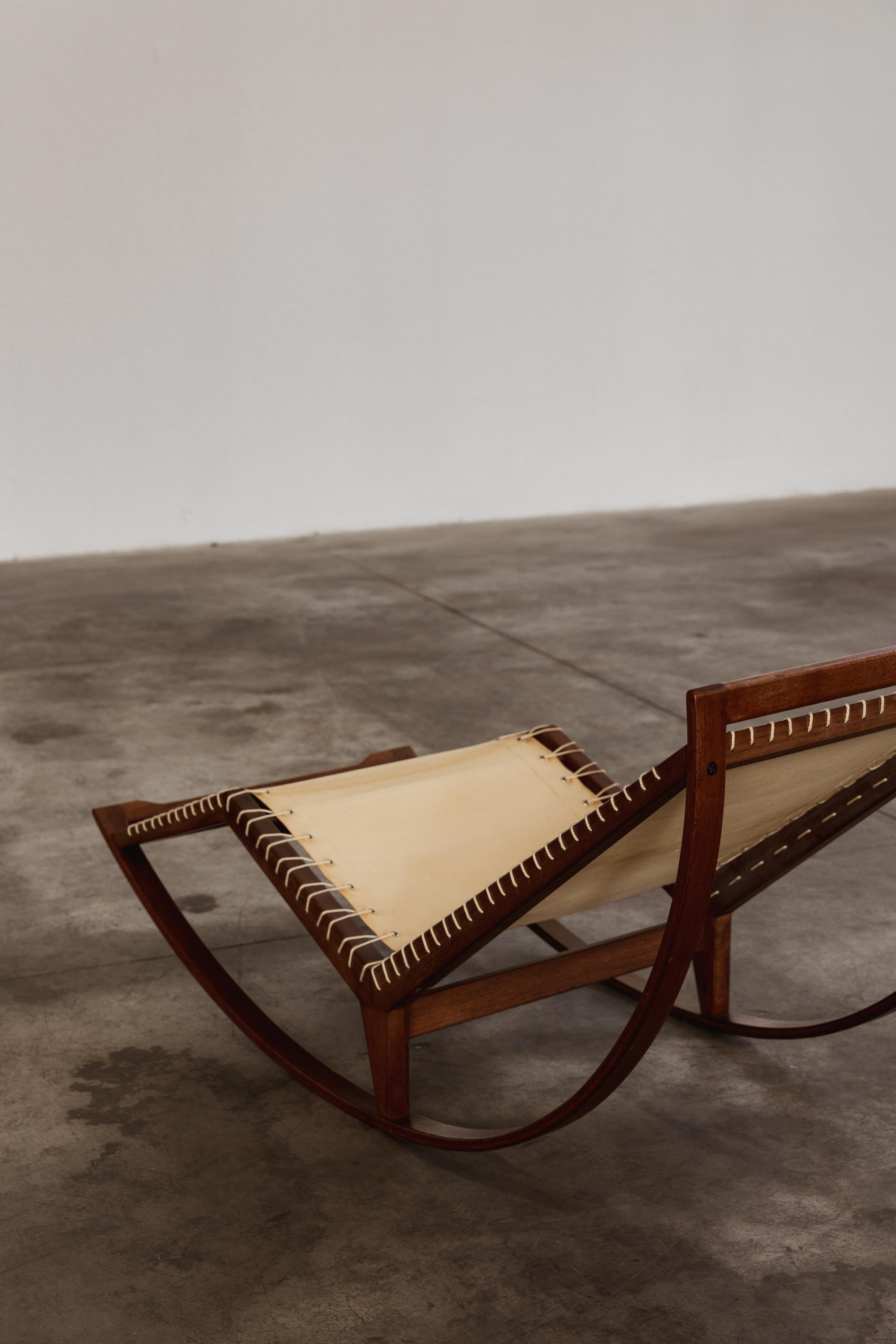 Franco Albini “PS16” Rocking Chair for Poggi, 1959 For Sale 5