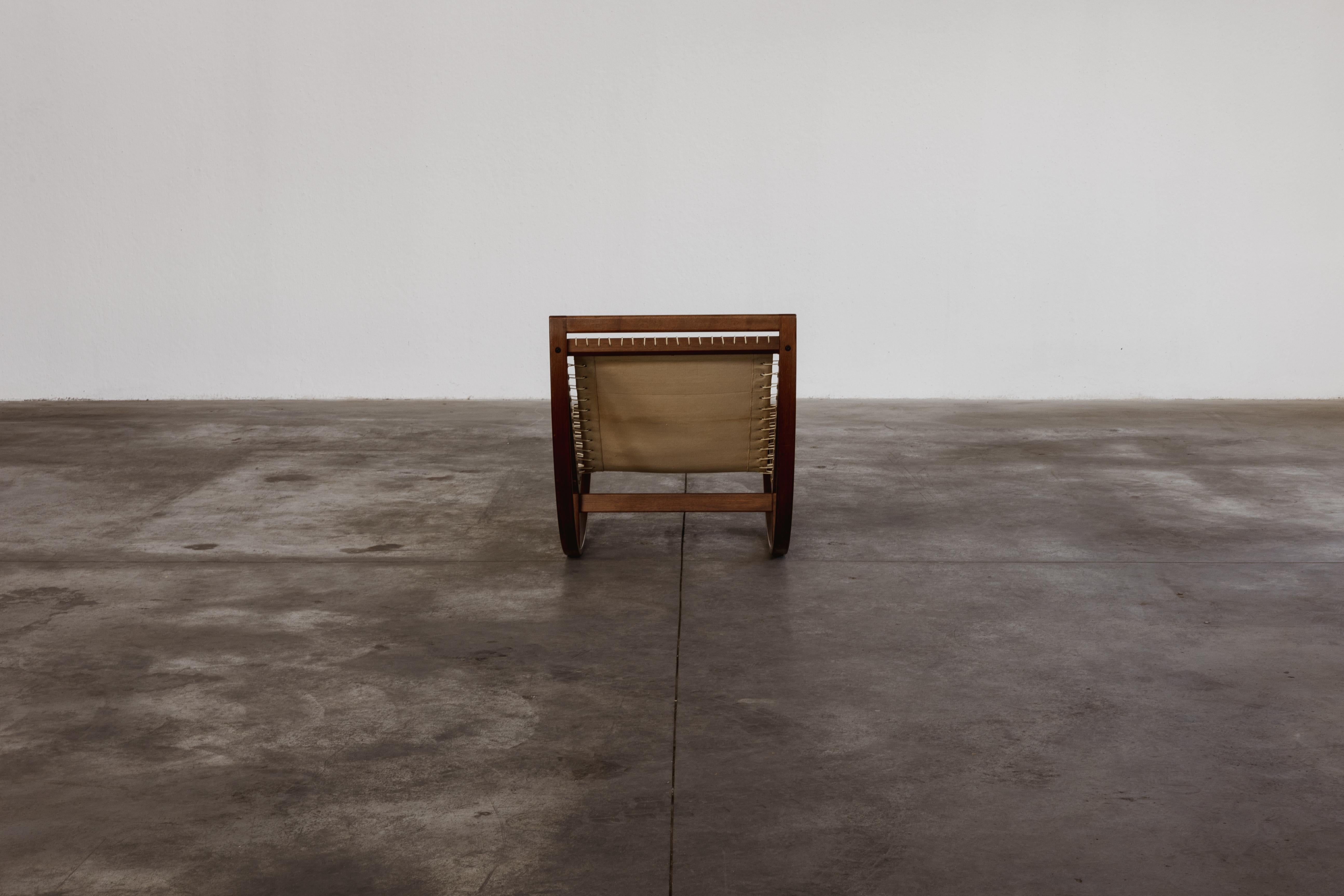 Mid-20th Century Franco Albini “PS16” Rocking Chair for Poggi, 1959 For Sale