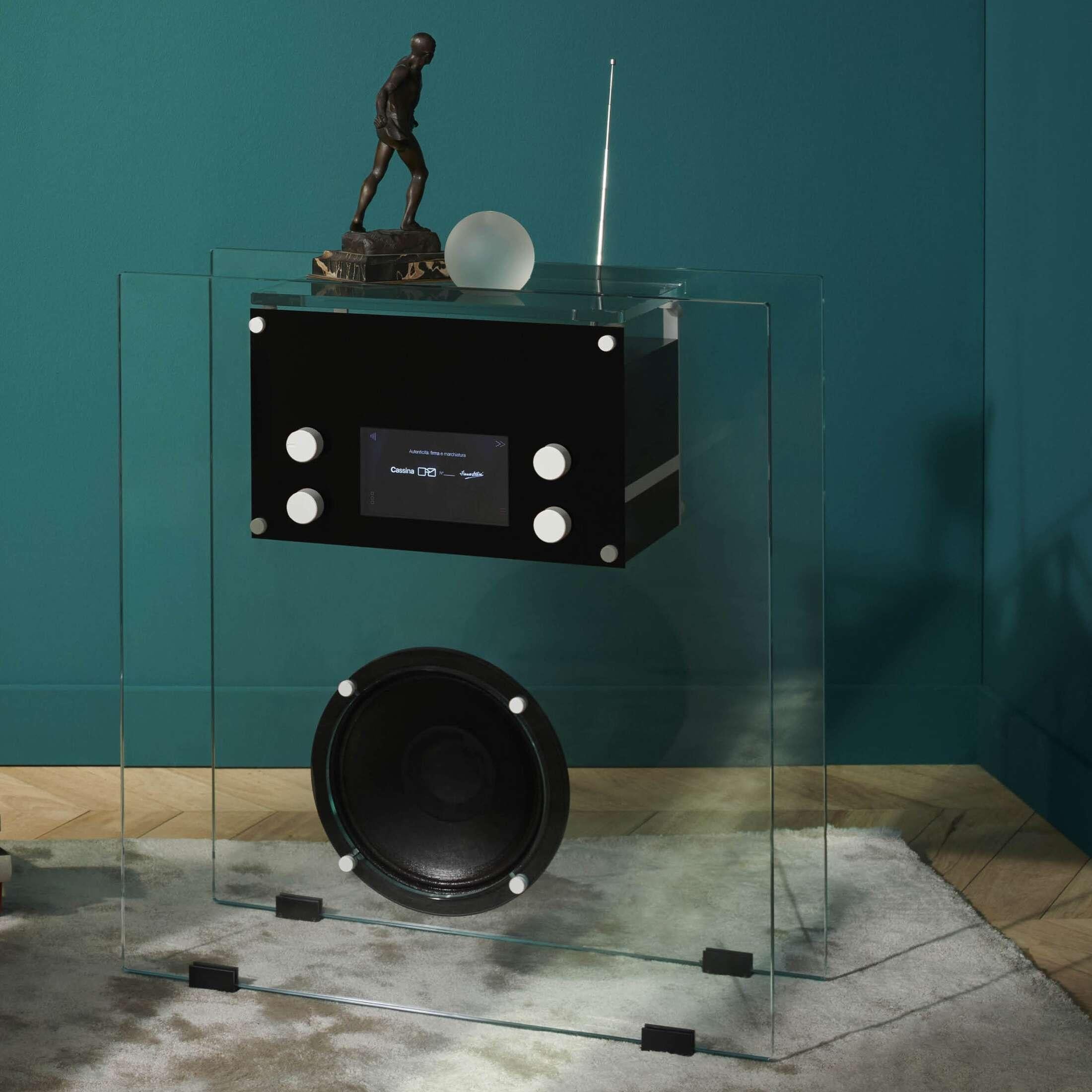 Franco Albini Radio In Cristallo Pour Cassina en vente 3
