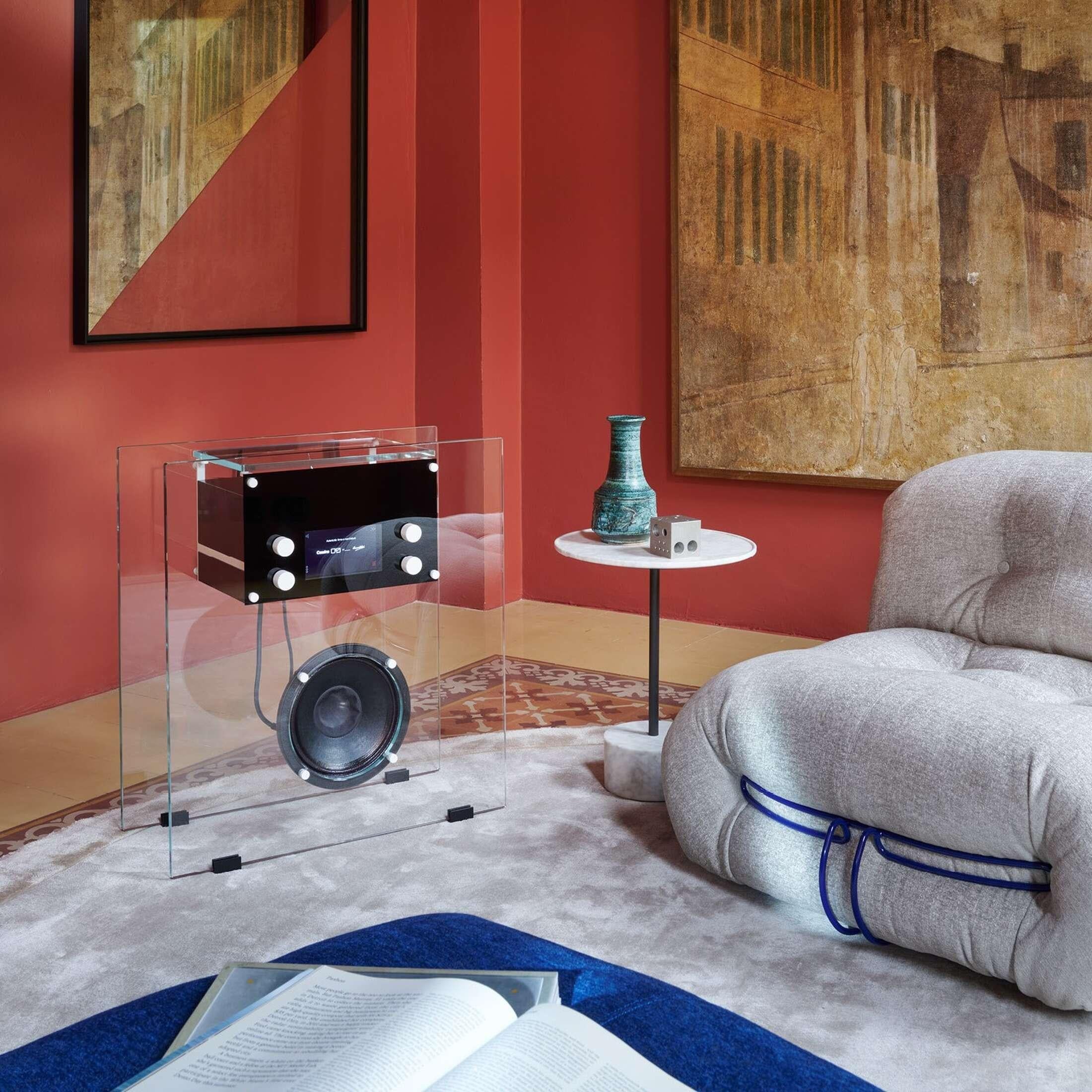 Franco Albini Radio In Cristallo Pour Cassina en vente 4