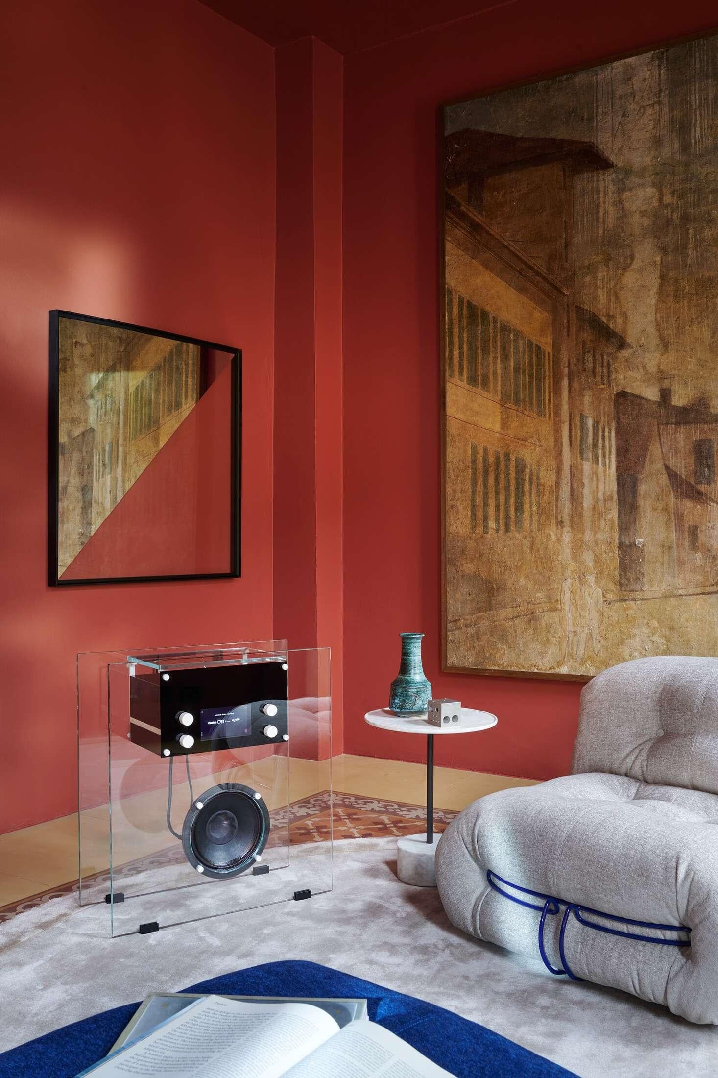 Radio de Franco Albini en Cristallo para Cassina, Italia - noticias Vidrio en venta