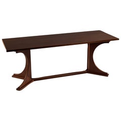 Franco Albini Rare Wood Table Italian Design, circa 1950