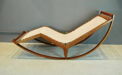 Franco Albini, Rocking Chaise, Model No. PS 16, 1956