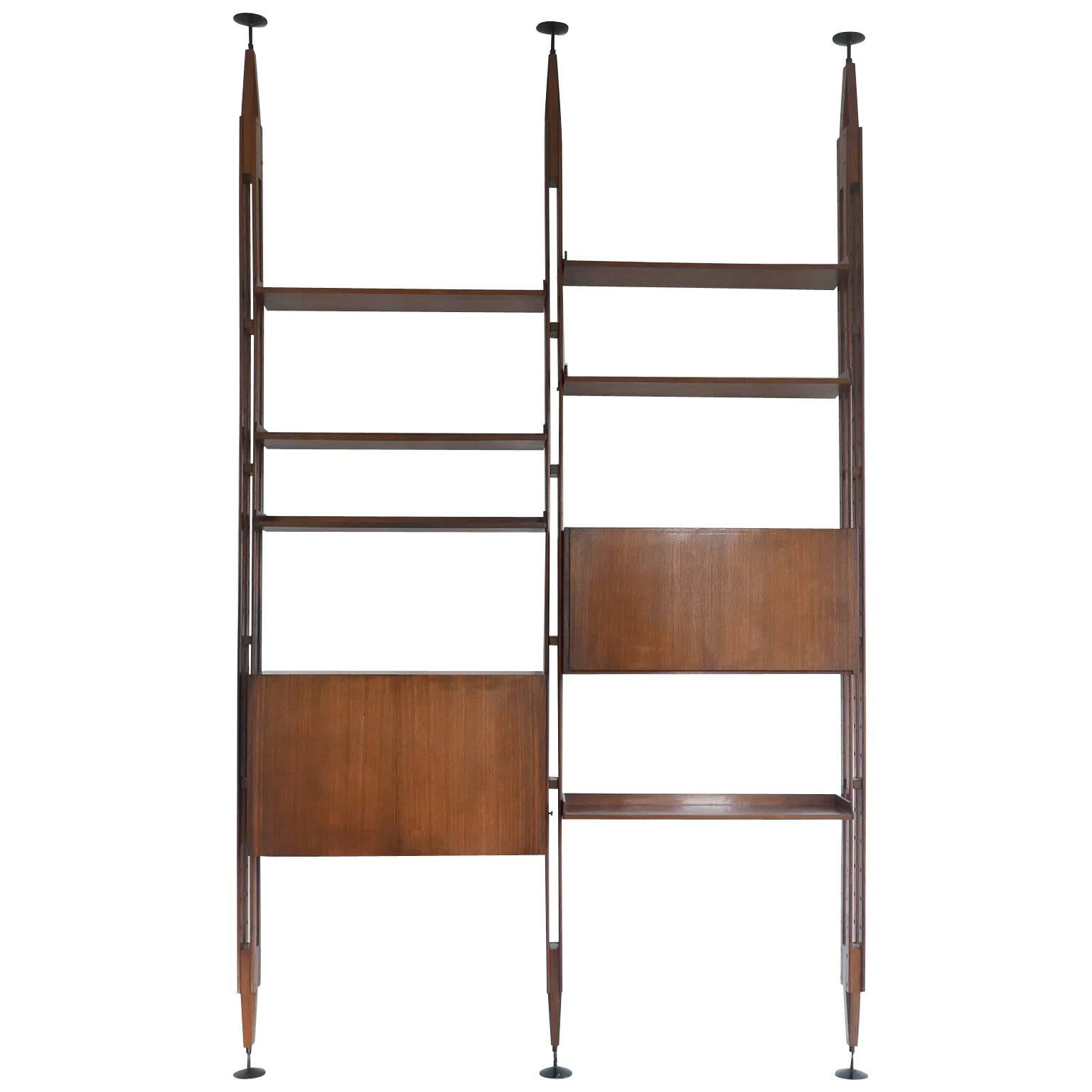 Franco Albini Rosewood bookcase Lb7 for Poggi, 1957  Pavia, Italia