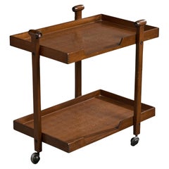 Franco Albini, Serving Cart, Wood, Italy, 1960s