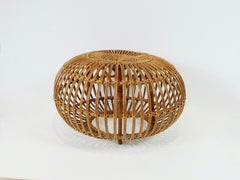 Franco Albini Split Reed ottoman or pouf