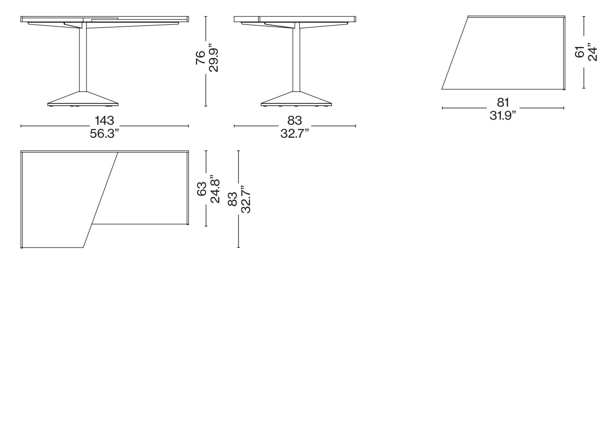 Table de bureau Stadera de Franco Albini pour Cassina en vente 2