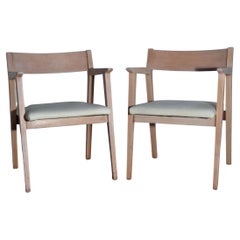 Poltrone sbiancate in stile Franco Albini