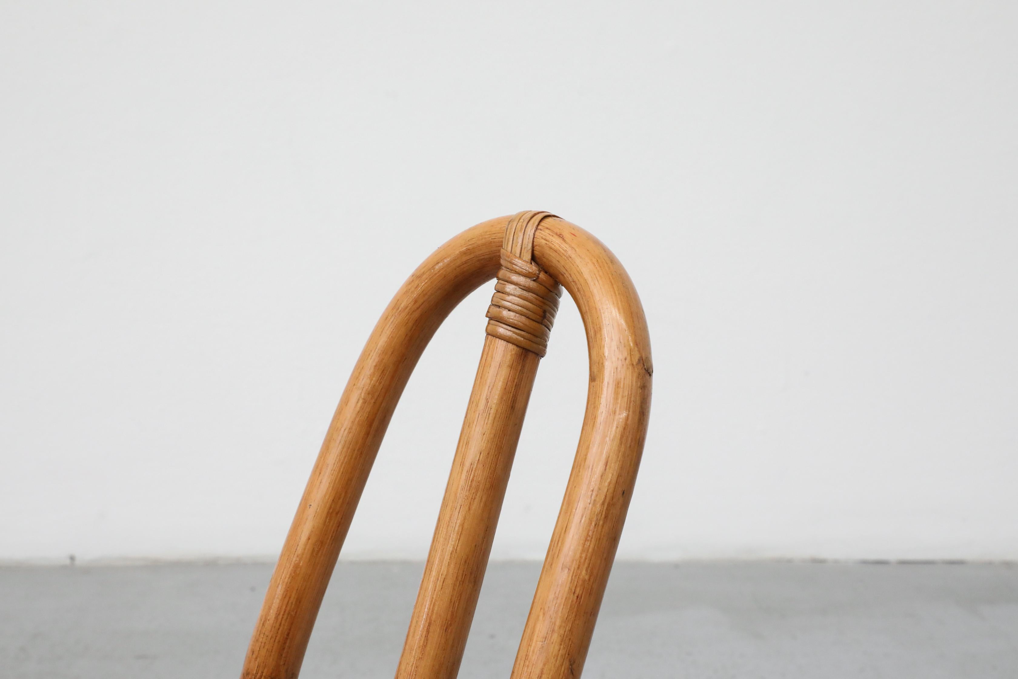 Franco Albini Style Children's Bamboo Rocking Horse For Sale 1