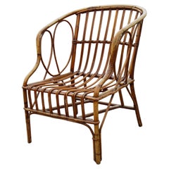 Franco Albini Style Rattan Armchair