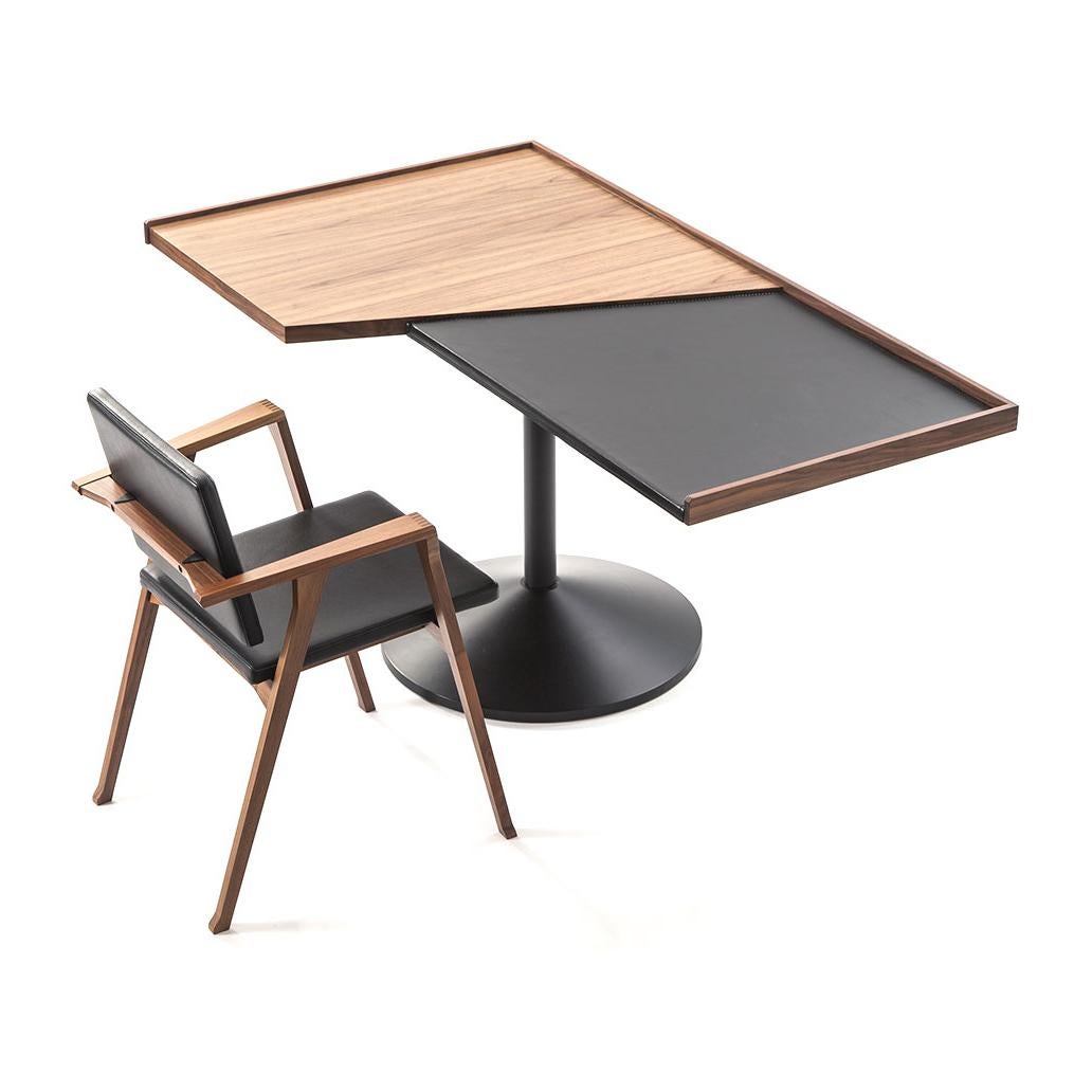 Mid-Century Modern Table Franco Albini 840 Stadera en bois et acier par Cassina en vente