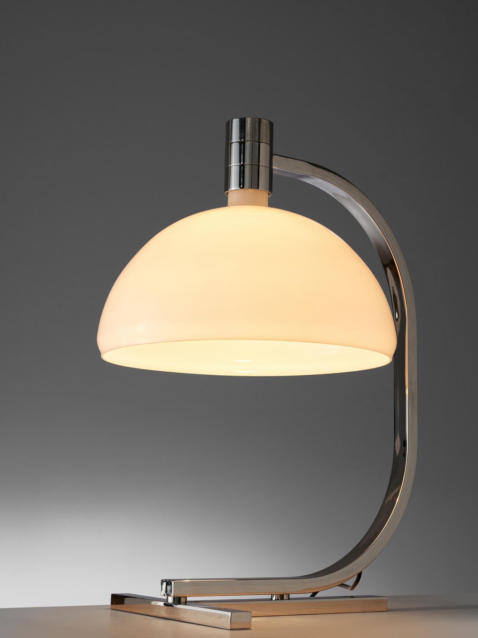 mid century fiberglass lamp shade