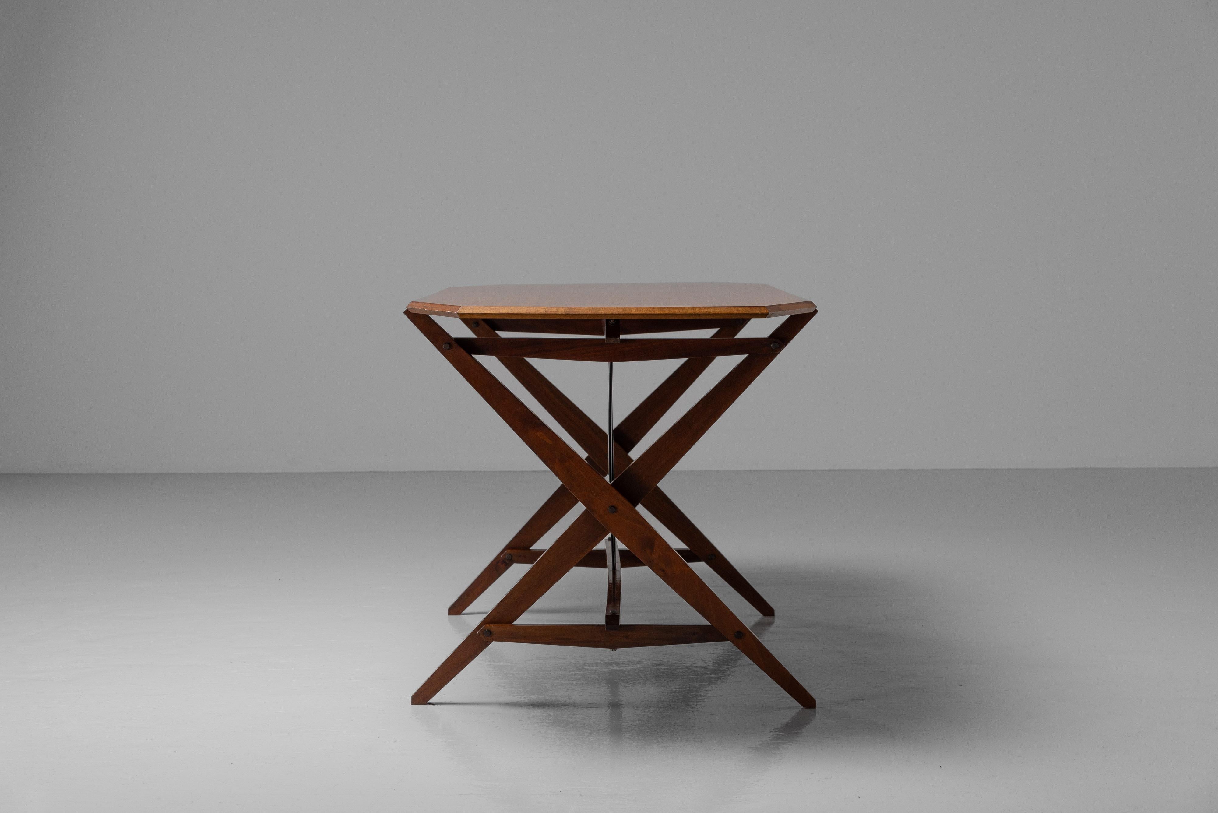 Franco Albini TL2 Cavalletto table Poggi Italy 1950 For Sale 3