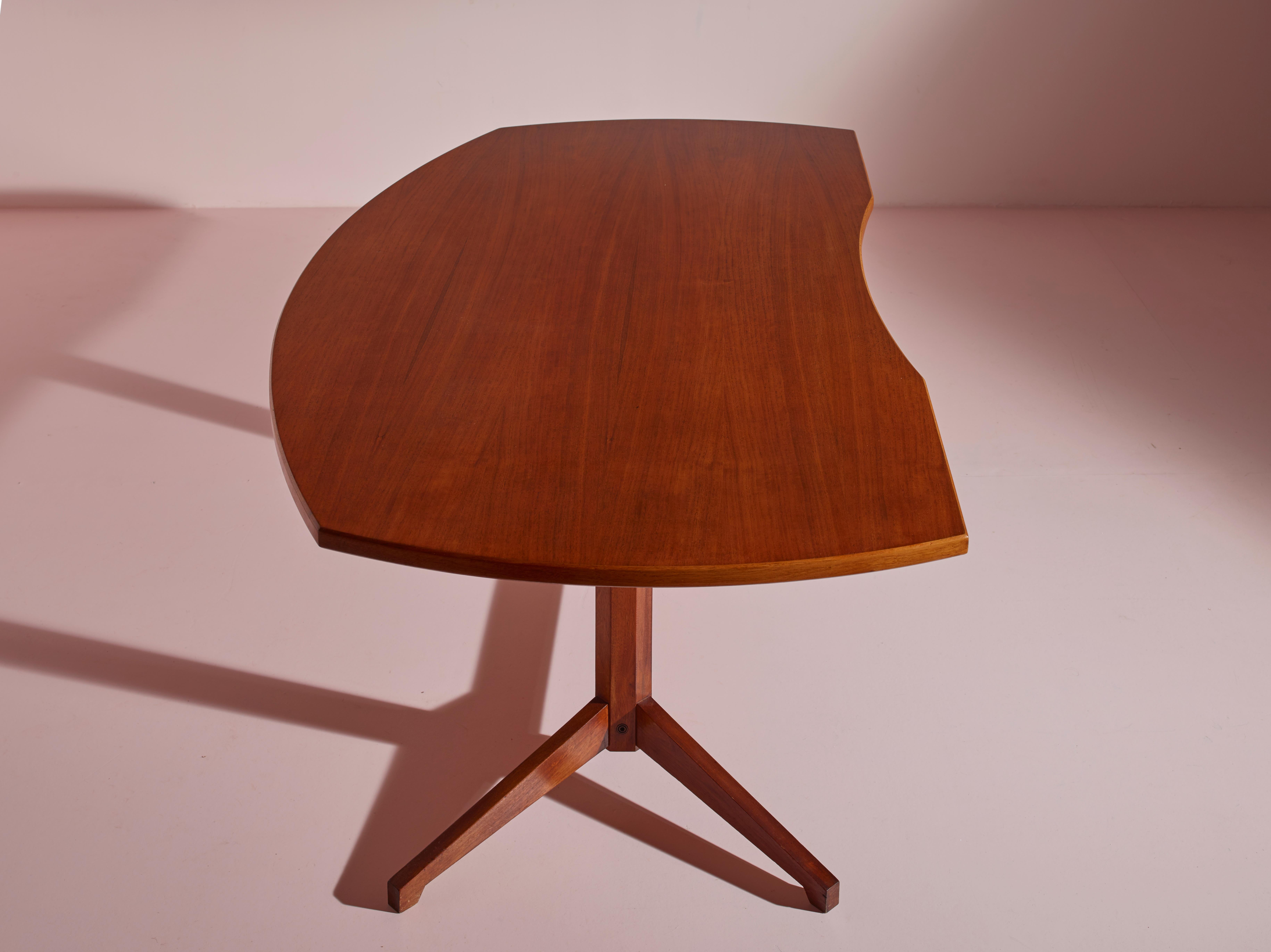 Escritorio de madera Franco Albini TL22 de Poggi Pavia, Italia, años 50 Italiano en venta